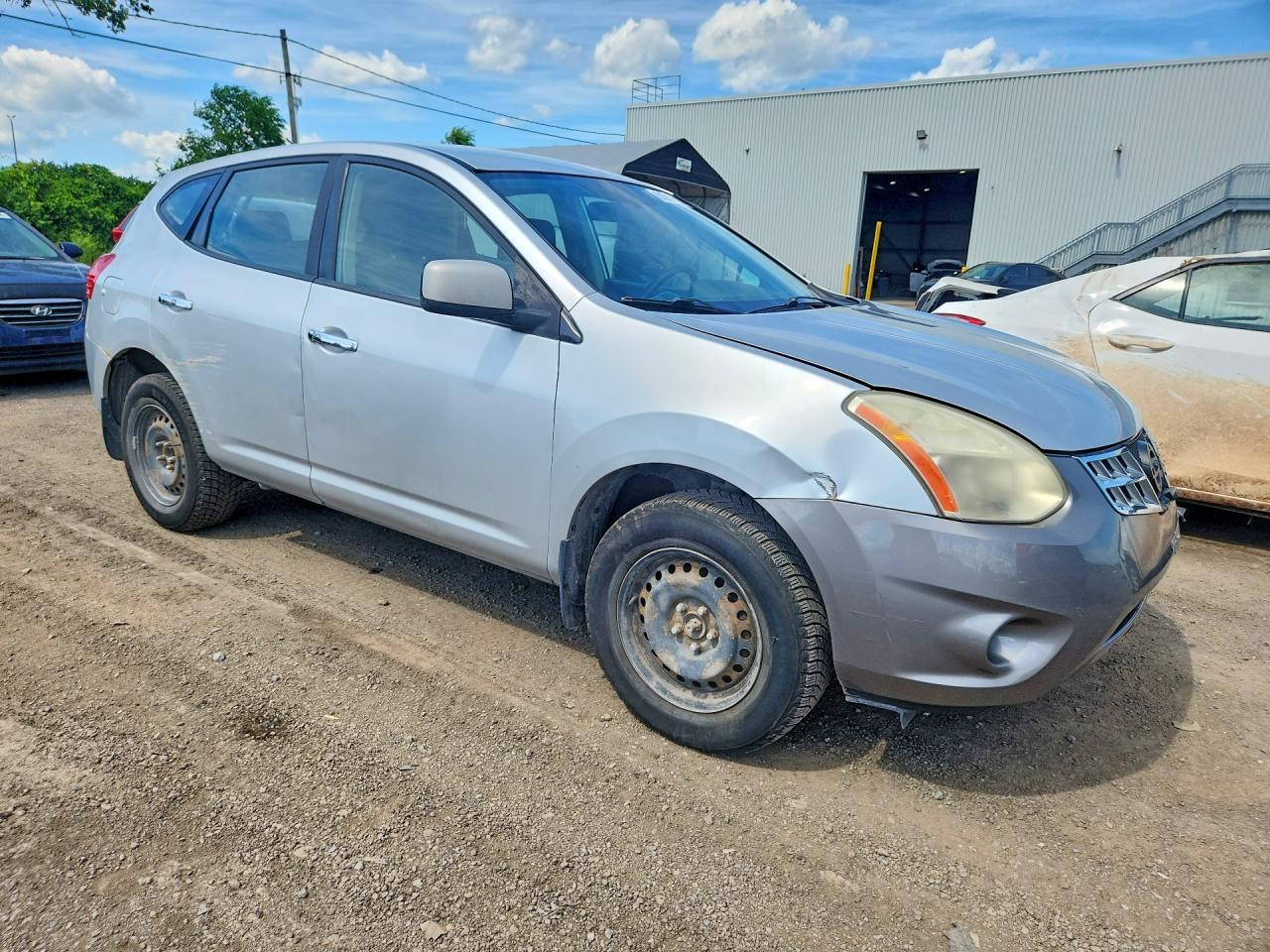 2010 Nissan Rogue Sl Silver vin: JN8AS5MT7AW013671