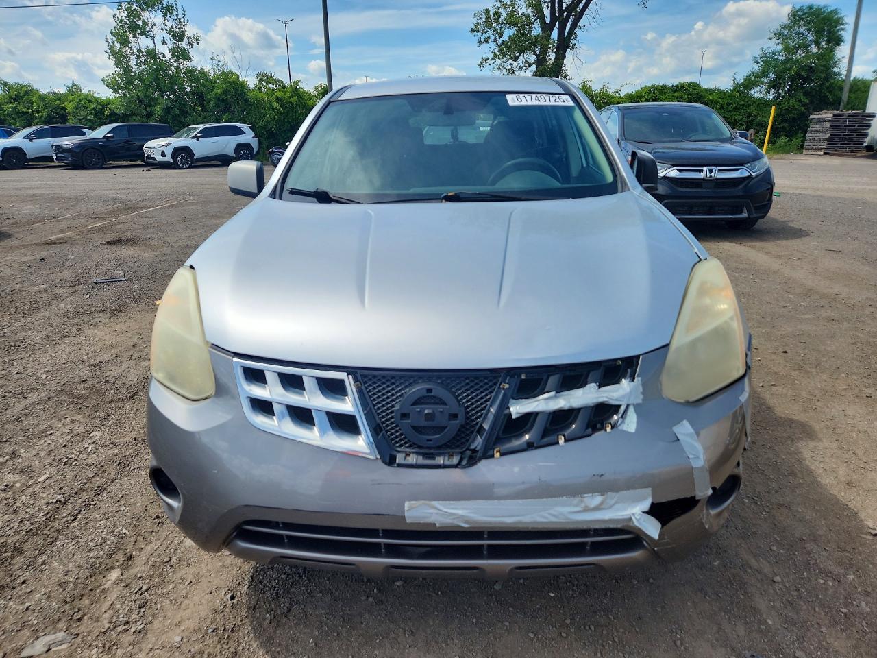 2010 Nissan Rogue Sl Silver vin: JN8AS5MT7AW013671