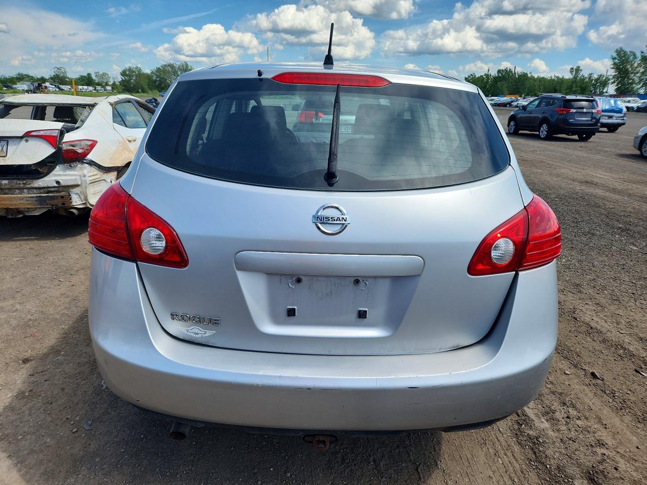 2010 Nissan Rogue Sl Silver vin: JN8AS5MT7AW013671