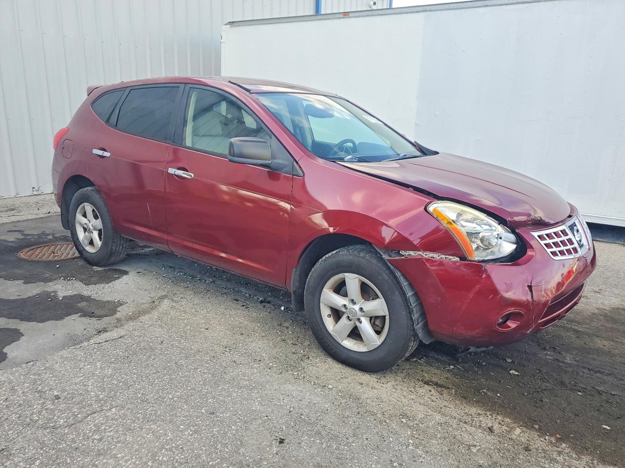 2010 Nissan Rogue Sl Burgundy vin: JN8AS5MT7AW027814