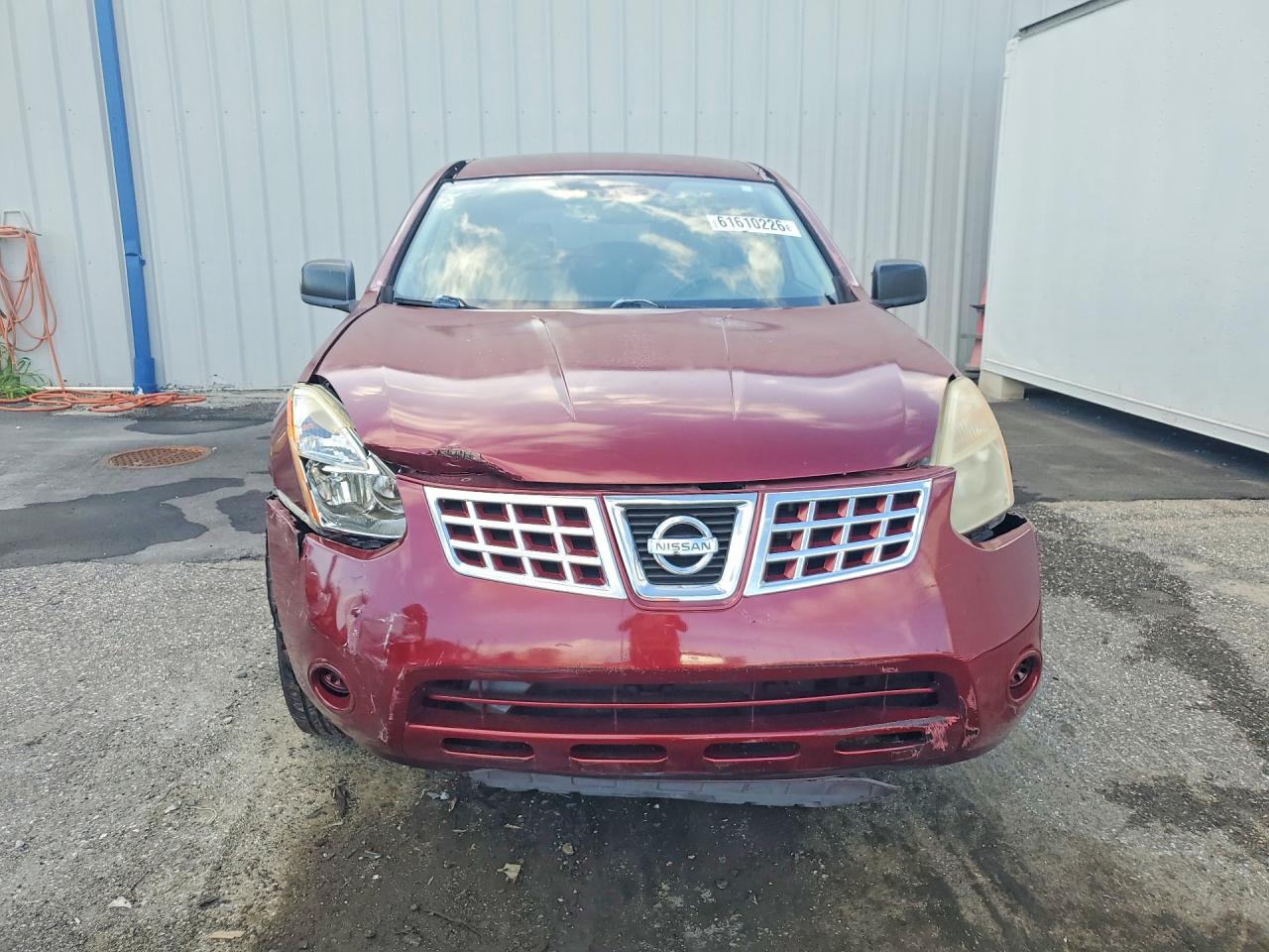 2010 Nissan Rogue Sl Burgundy vin: JN8AS5MT7AW027814