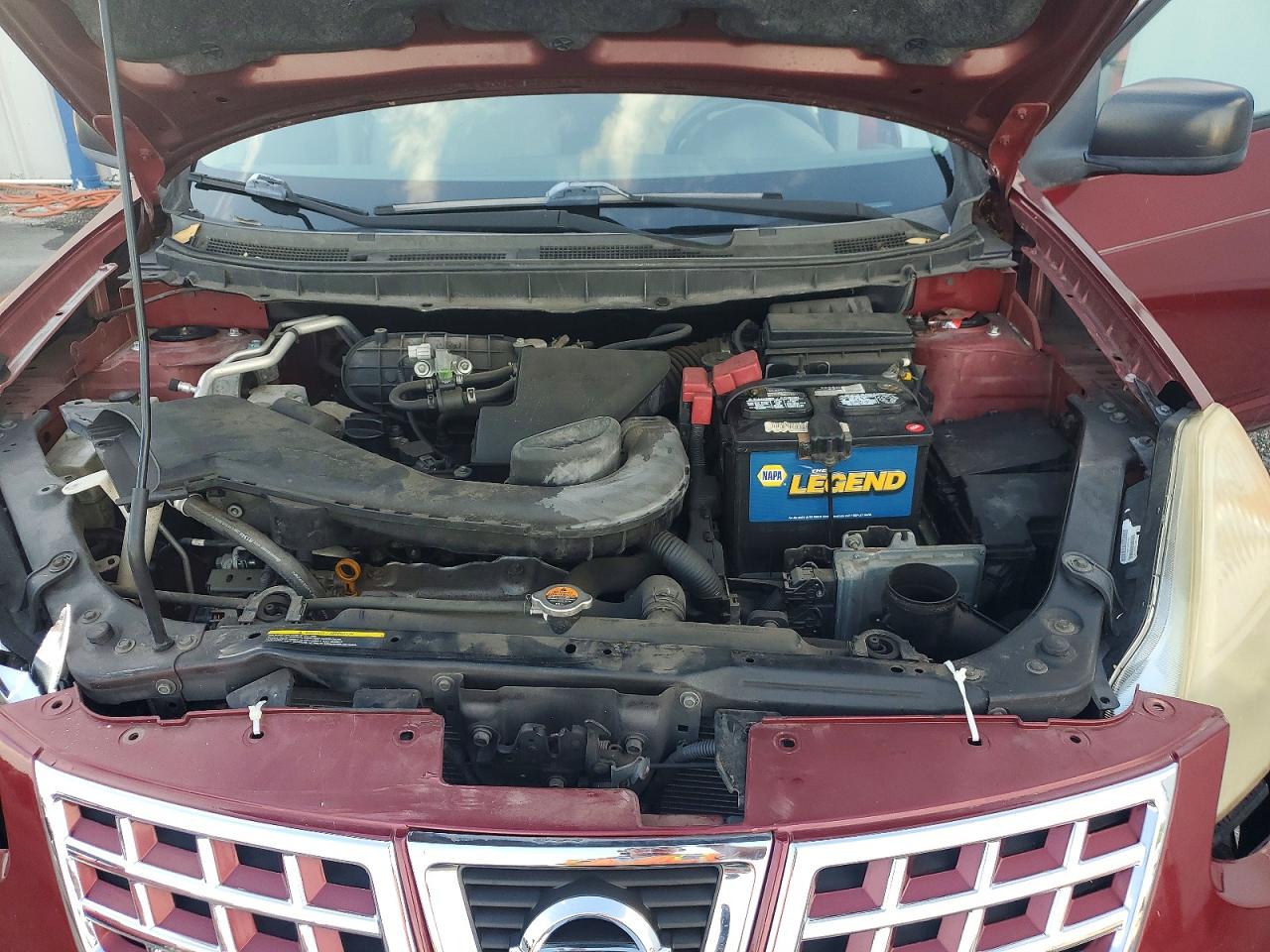 2010 Nissan Rogue Sl Burgundy vin: JN8AS5MT7AW027814