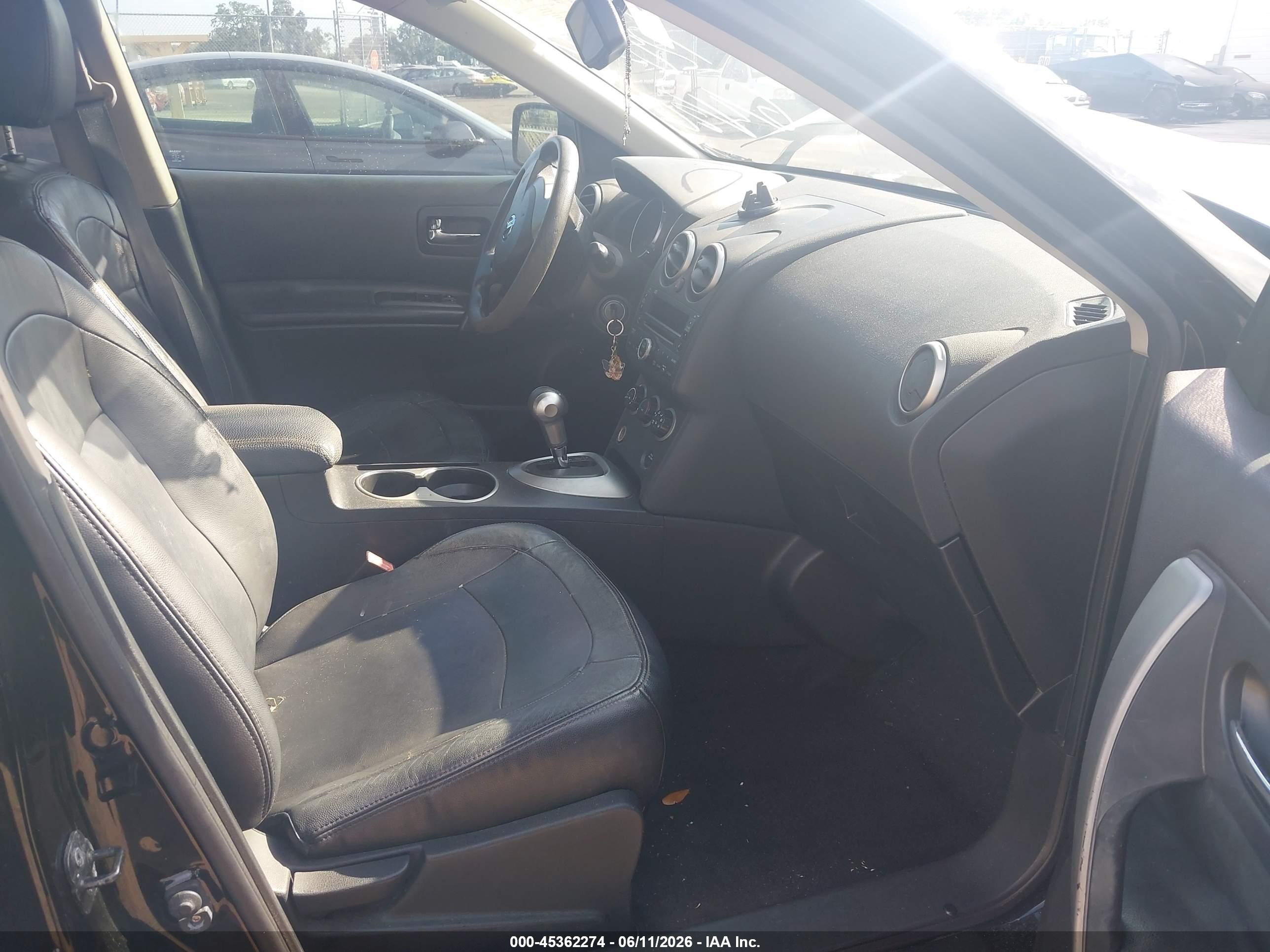 2010 Nissan Rogue S Black vin: JN8AS5MT7AW501339