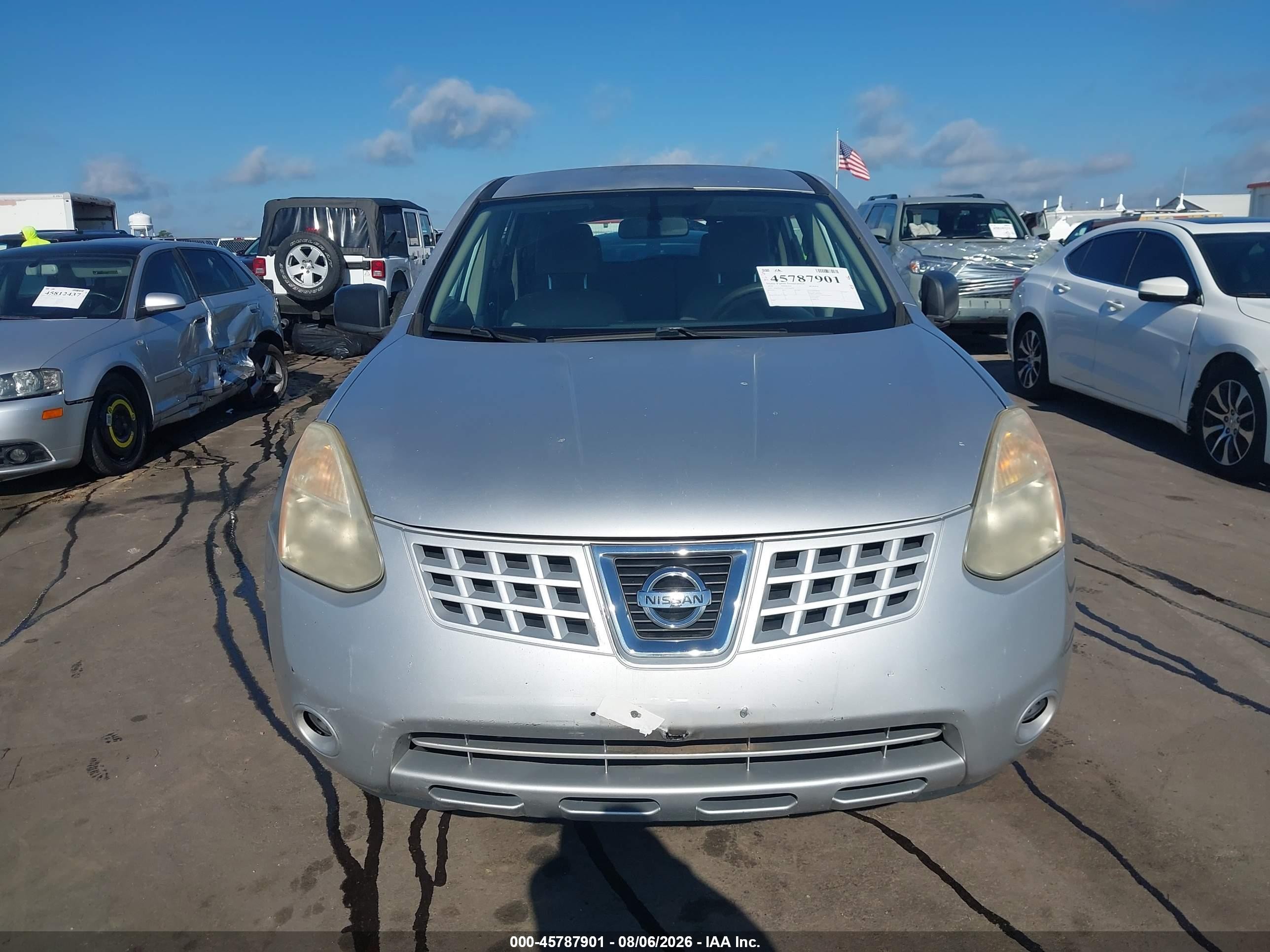2010 Nissan Rogue S Silver vin: JN8AS5MT7AW506850