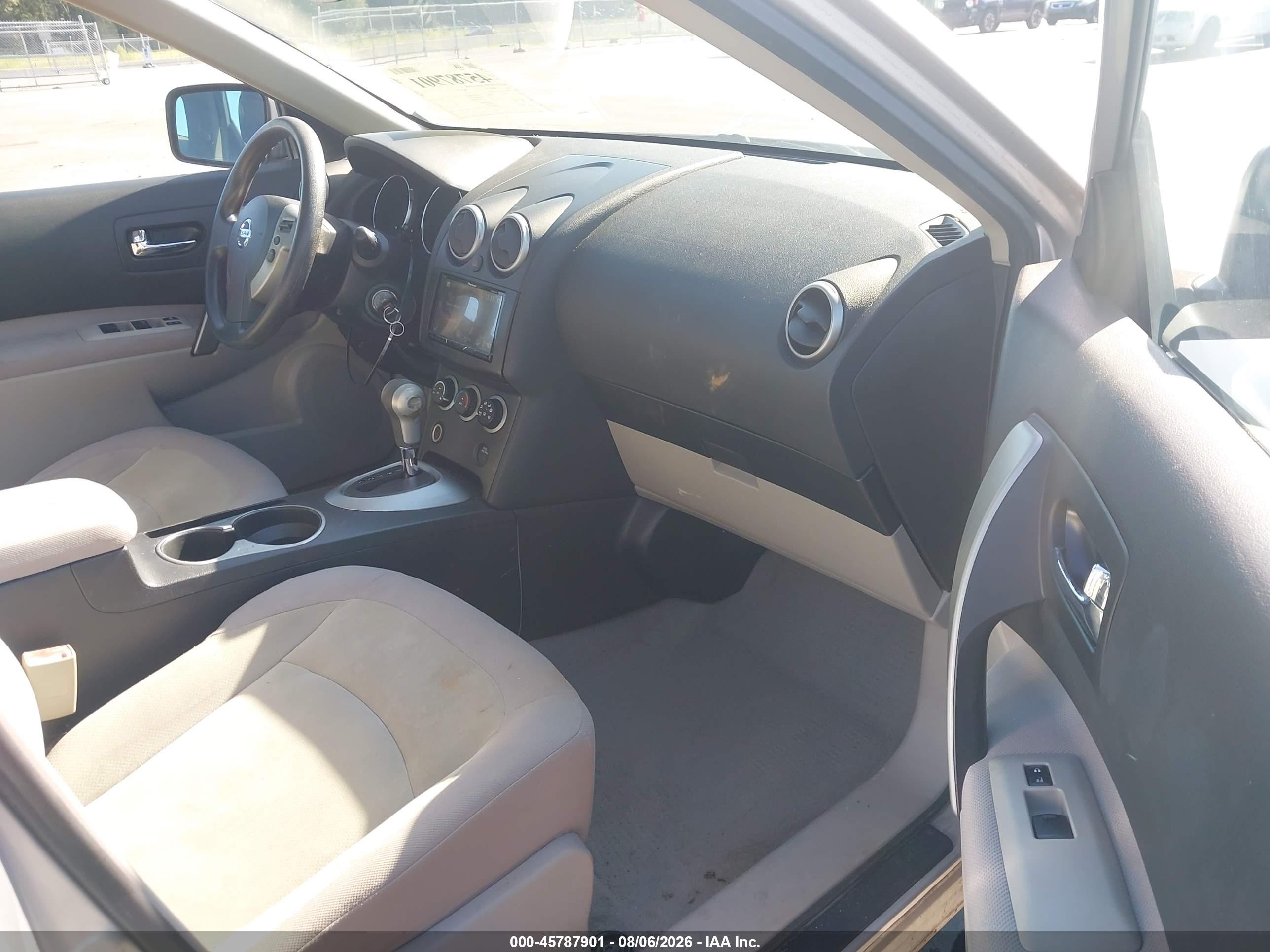 2010 Nissan Rogue S Silver vin: JN8AS5MT7AW506850