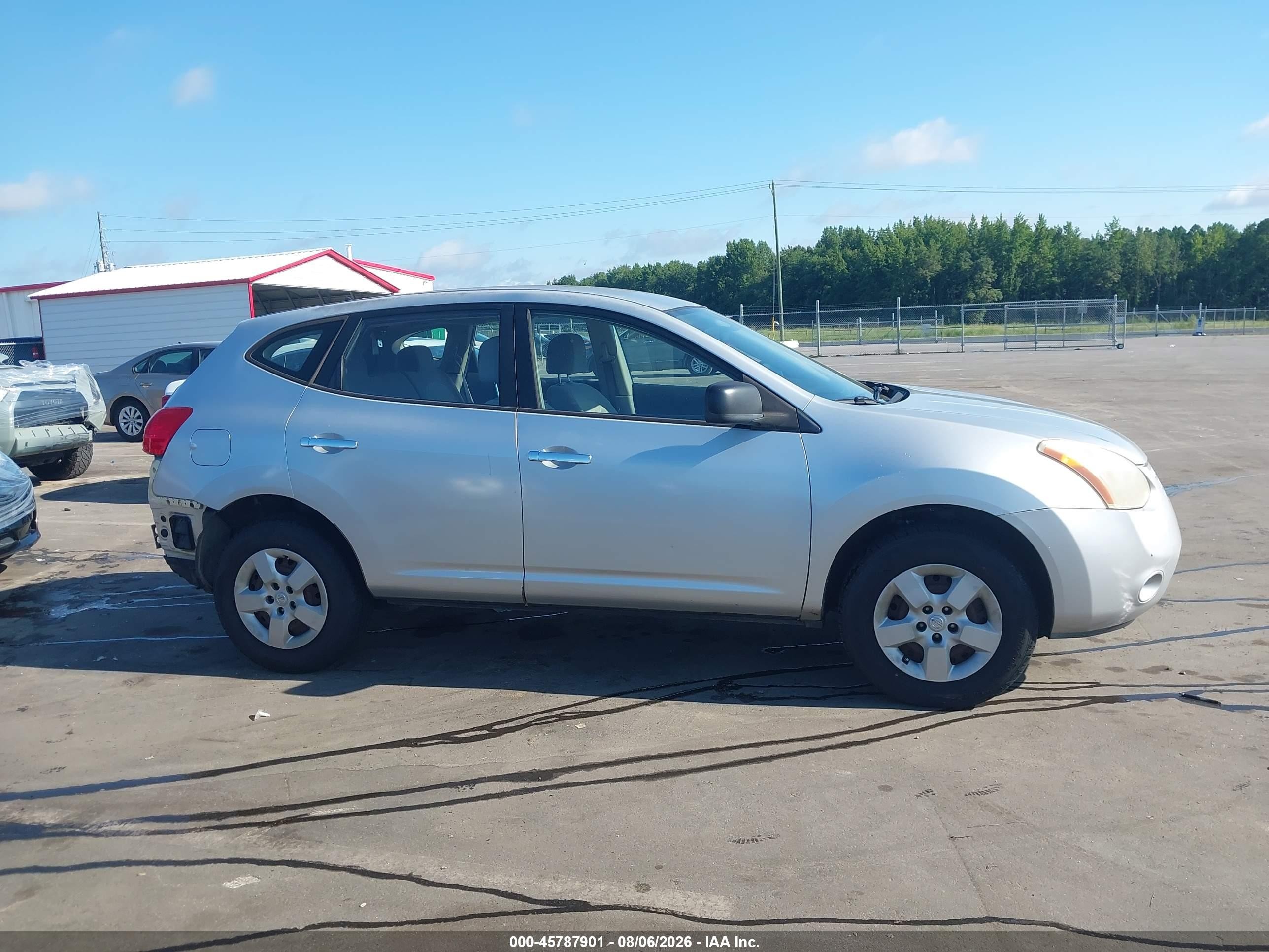 2010 Nissan Rogue S Silver vin: JN8AS5MT7AW506850