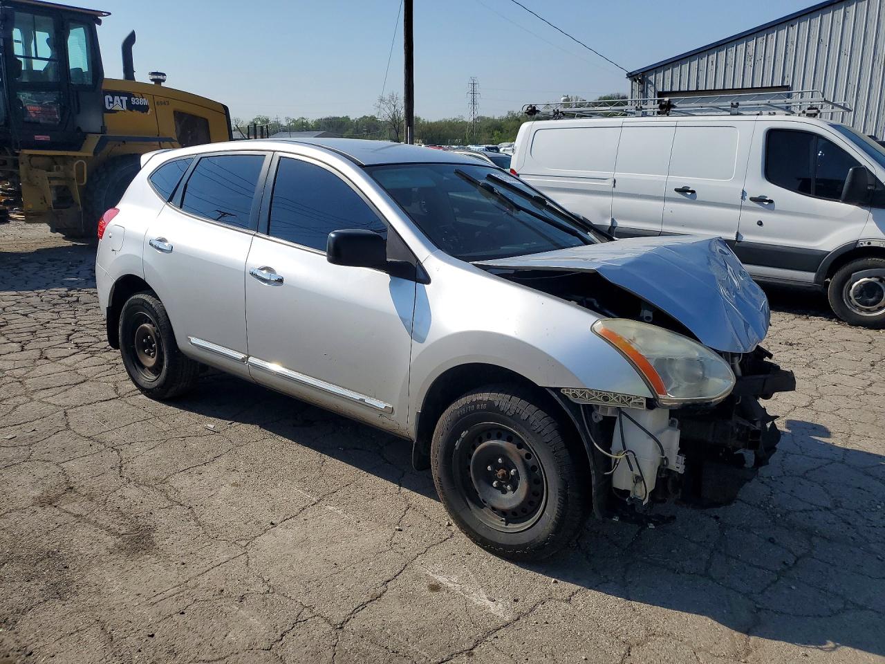 2011 Nissan Rogue S Silver vin: JN8AS5MT7BW155830