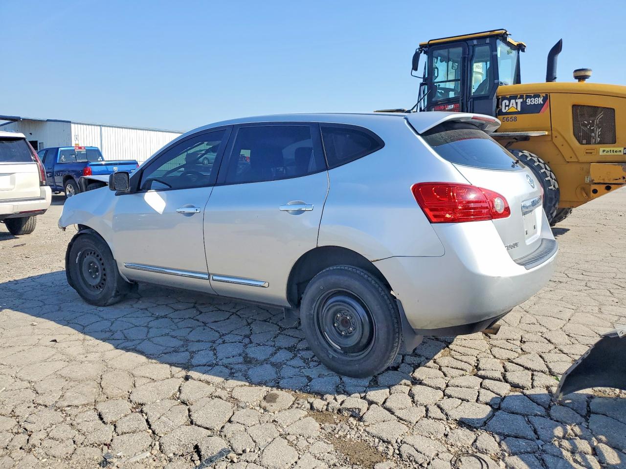 2011 Nissan Rogue S Silver vin: JN8AS5MT7BW155830