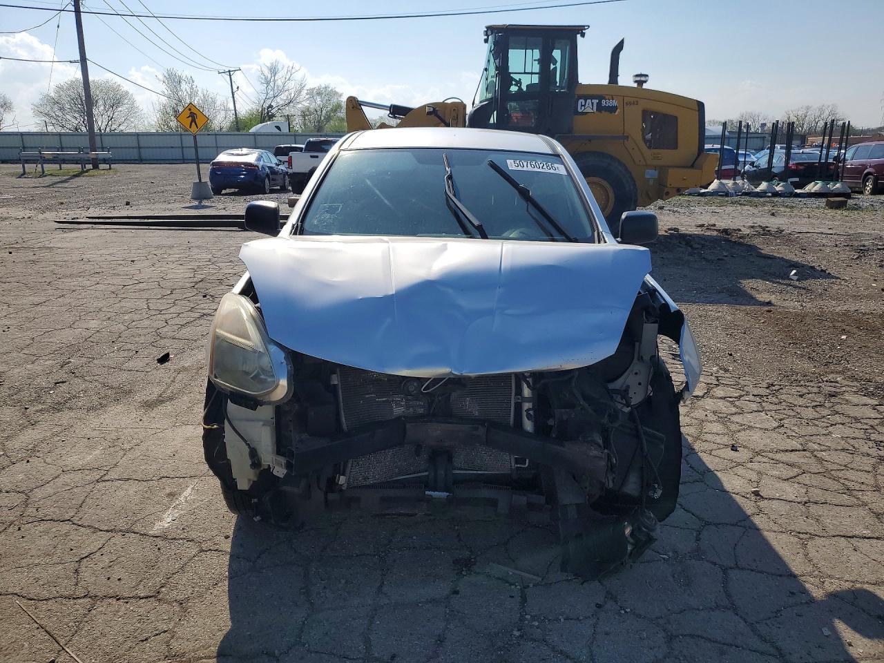 2011 Nissan Rogue S Silver vin: JN8AS5MT7BW155830