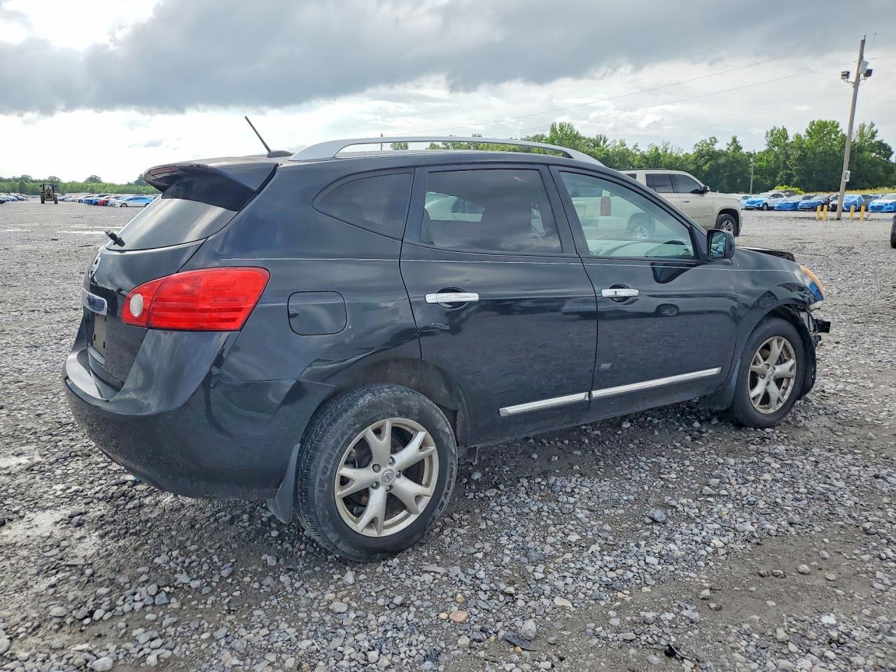 2011 Nissan Rogue S Black vin: JN8AS5MT7BW157030