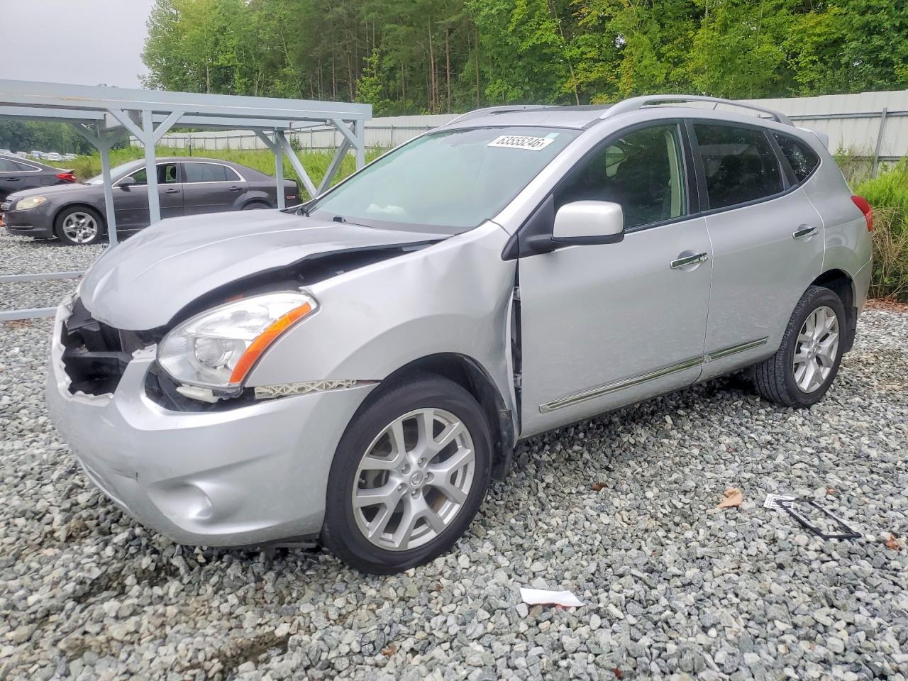 2011 Nissan Rogue S Silver vin: JN8AS5MT7BW166441