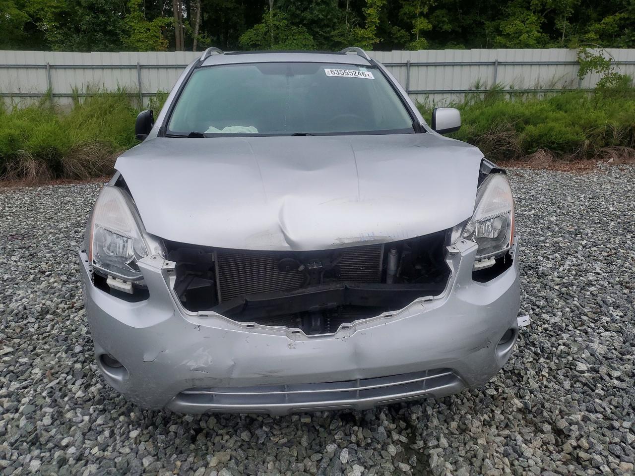 2011 Nissan Rogue S Silver vin: JN8AS5MT7BW166441