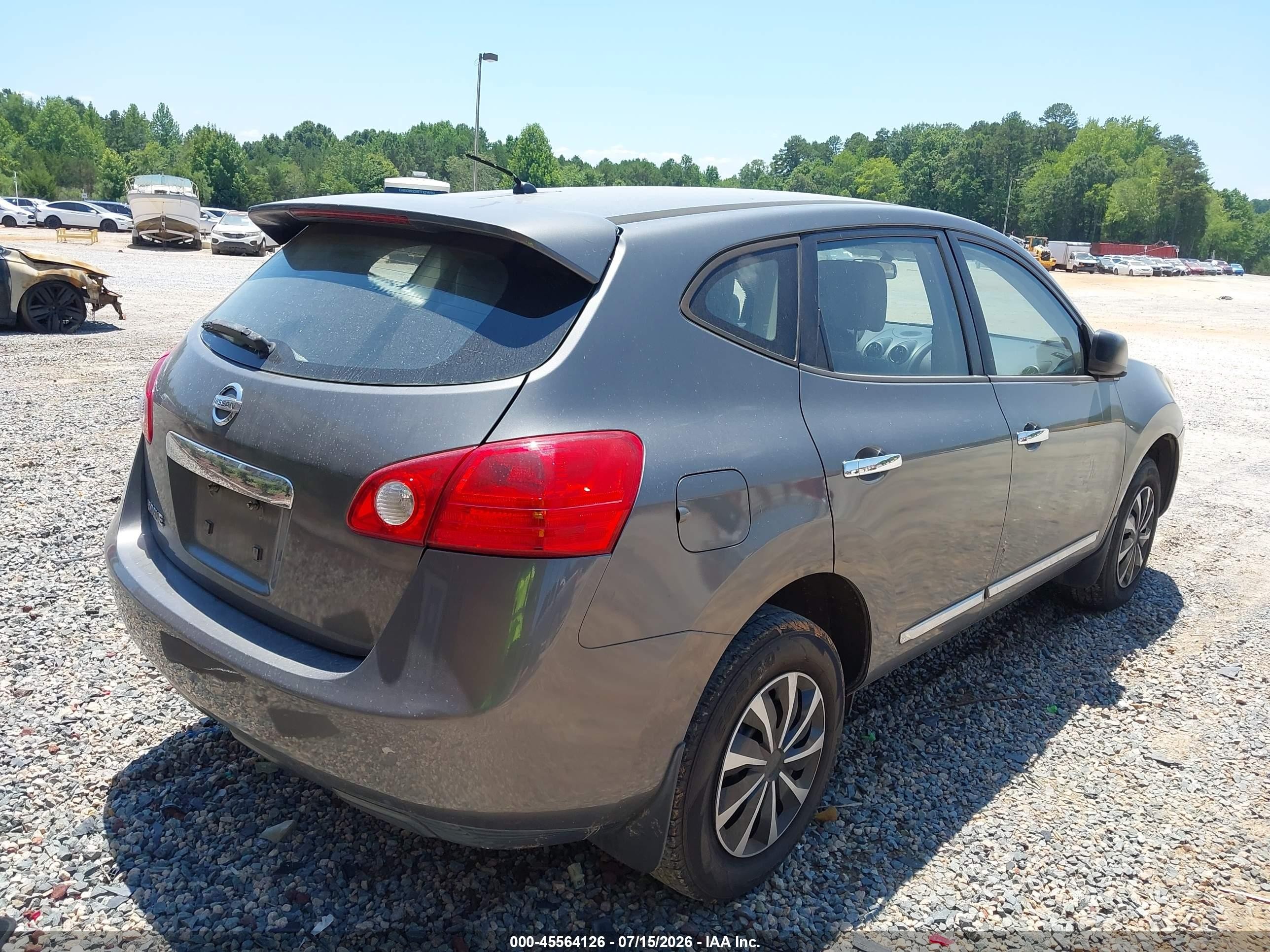 2011 Nissan Rogue S Gray vin: JN8AS5MT7BW176399