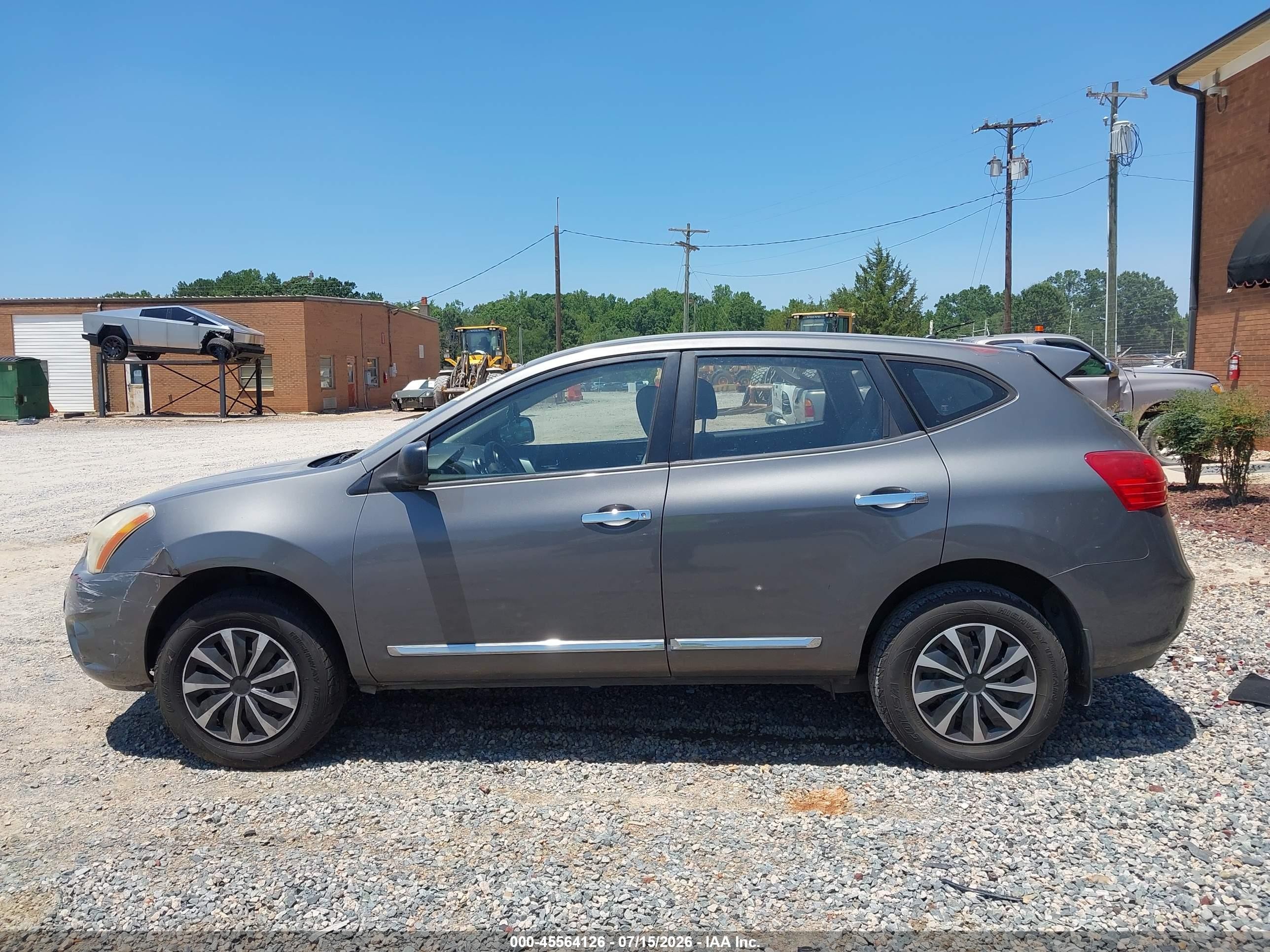 2011 Nissan Rogue S Gray vin: JN8AS5MT7BW176399