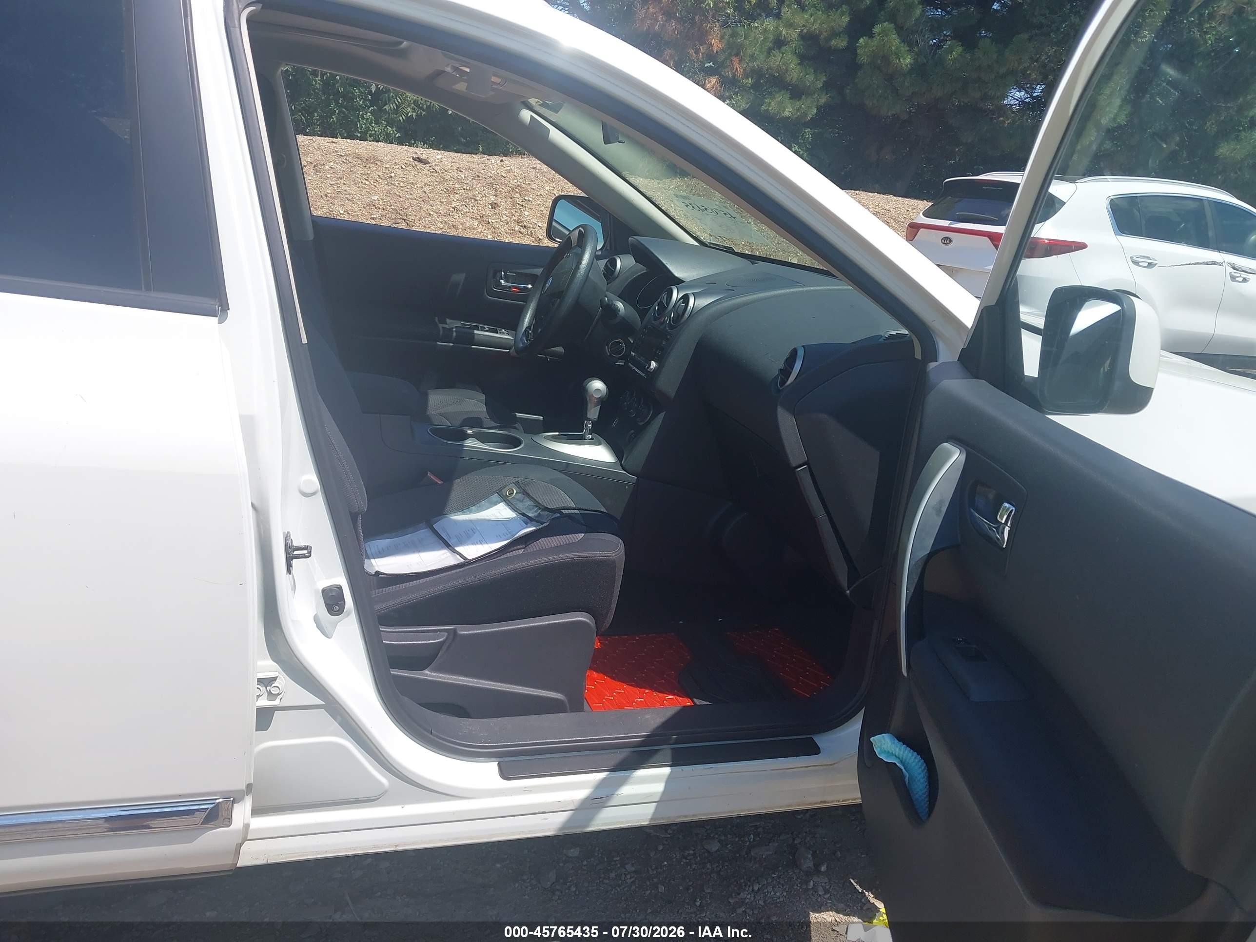 2011 Nissan Rogue Sv White vin: JN8AS5MT7BW180260