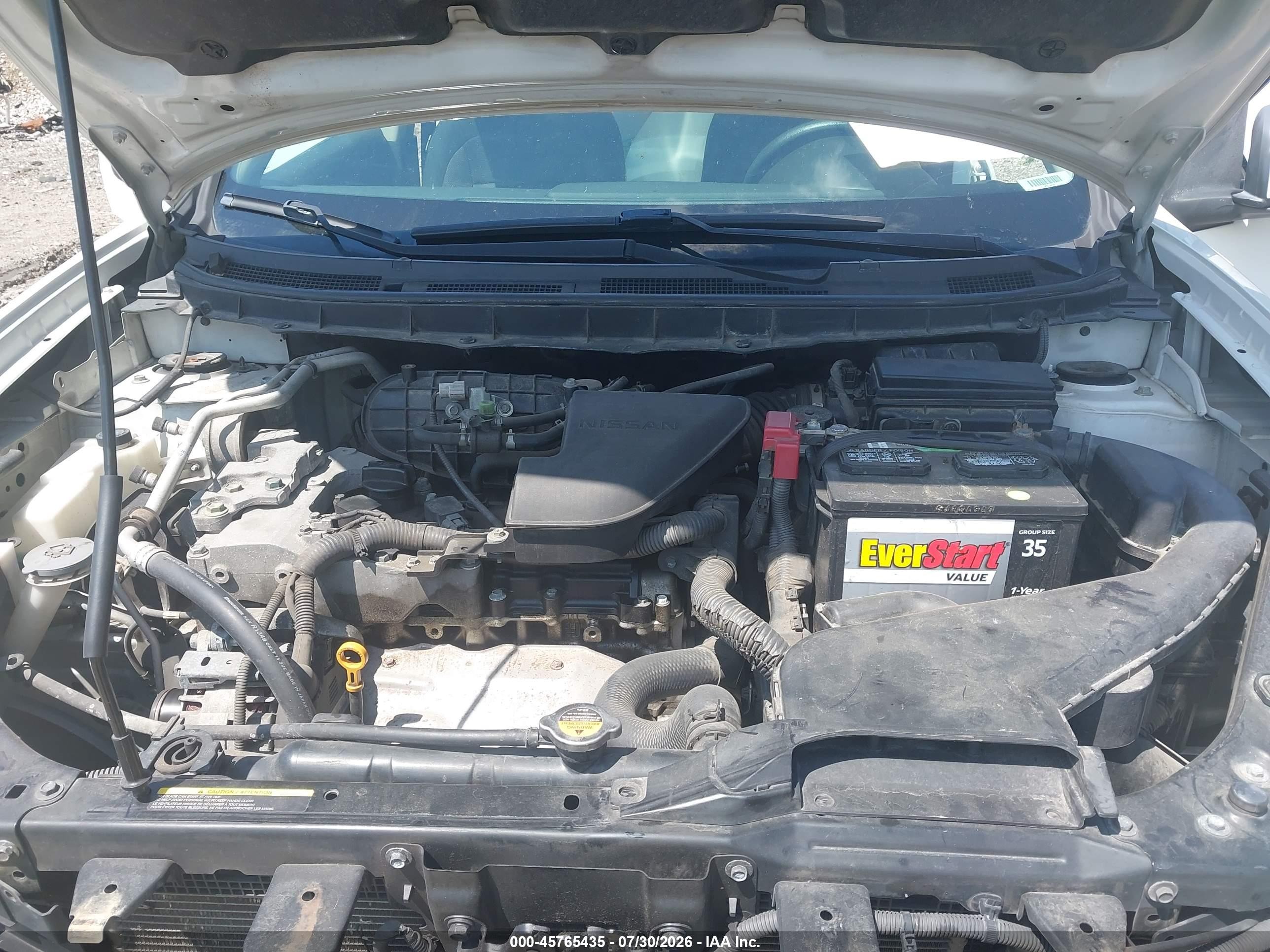 2011 Nissan Rogue Sv White vin: JN8AS5MT7BW180260