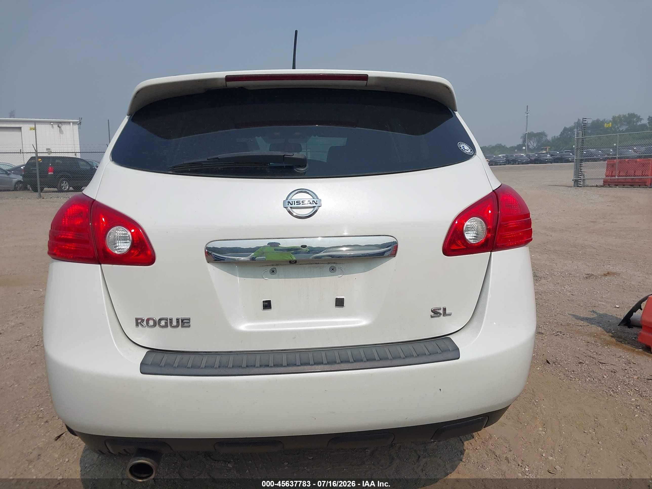 2011 Nissan Rogue Sv White vin: JN8AS5MT7BW181070