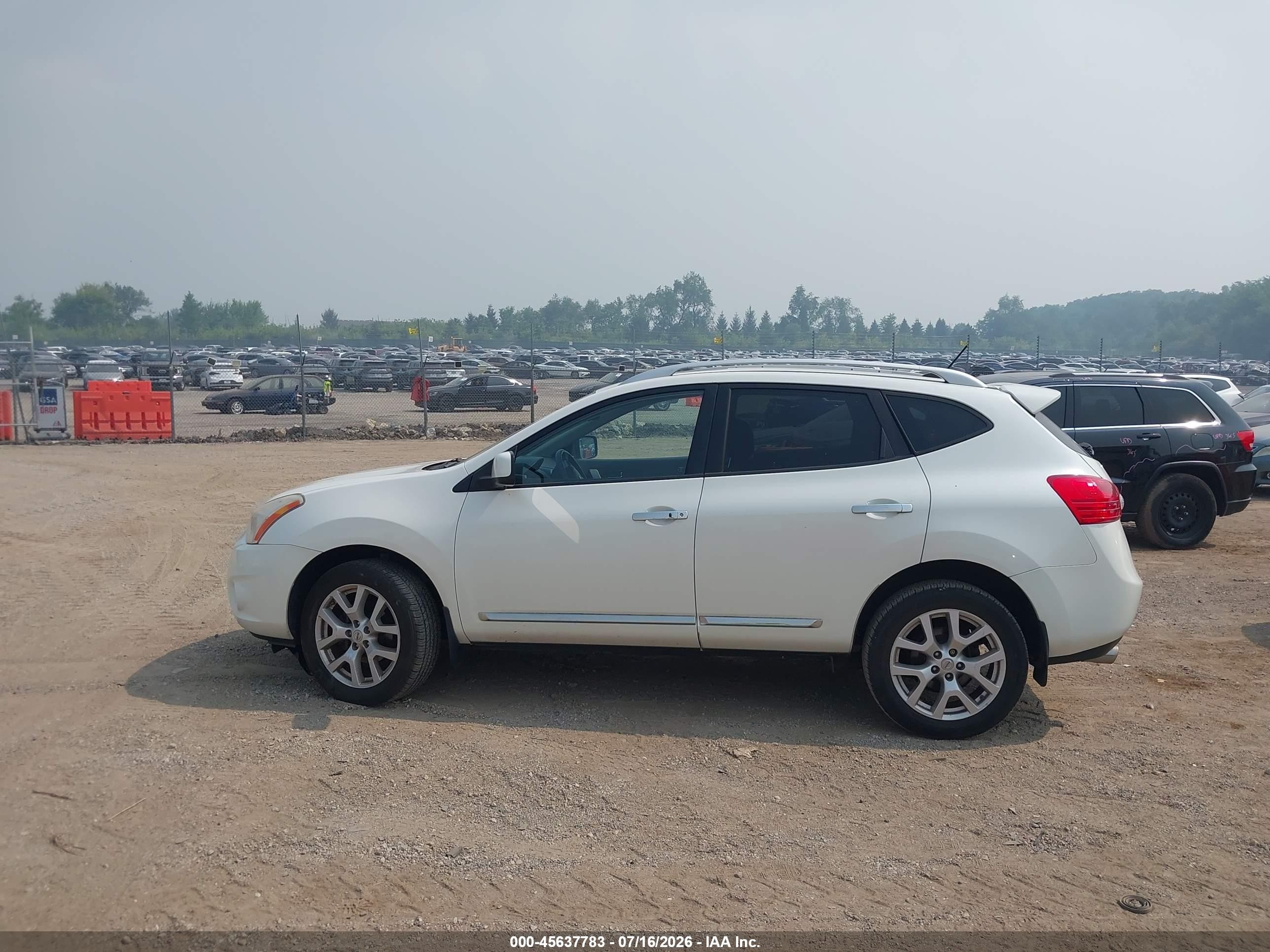 2011 Nissan Rogue Sv White vin: JN8AS5MT7BW181070