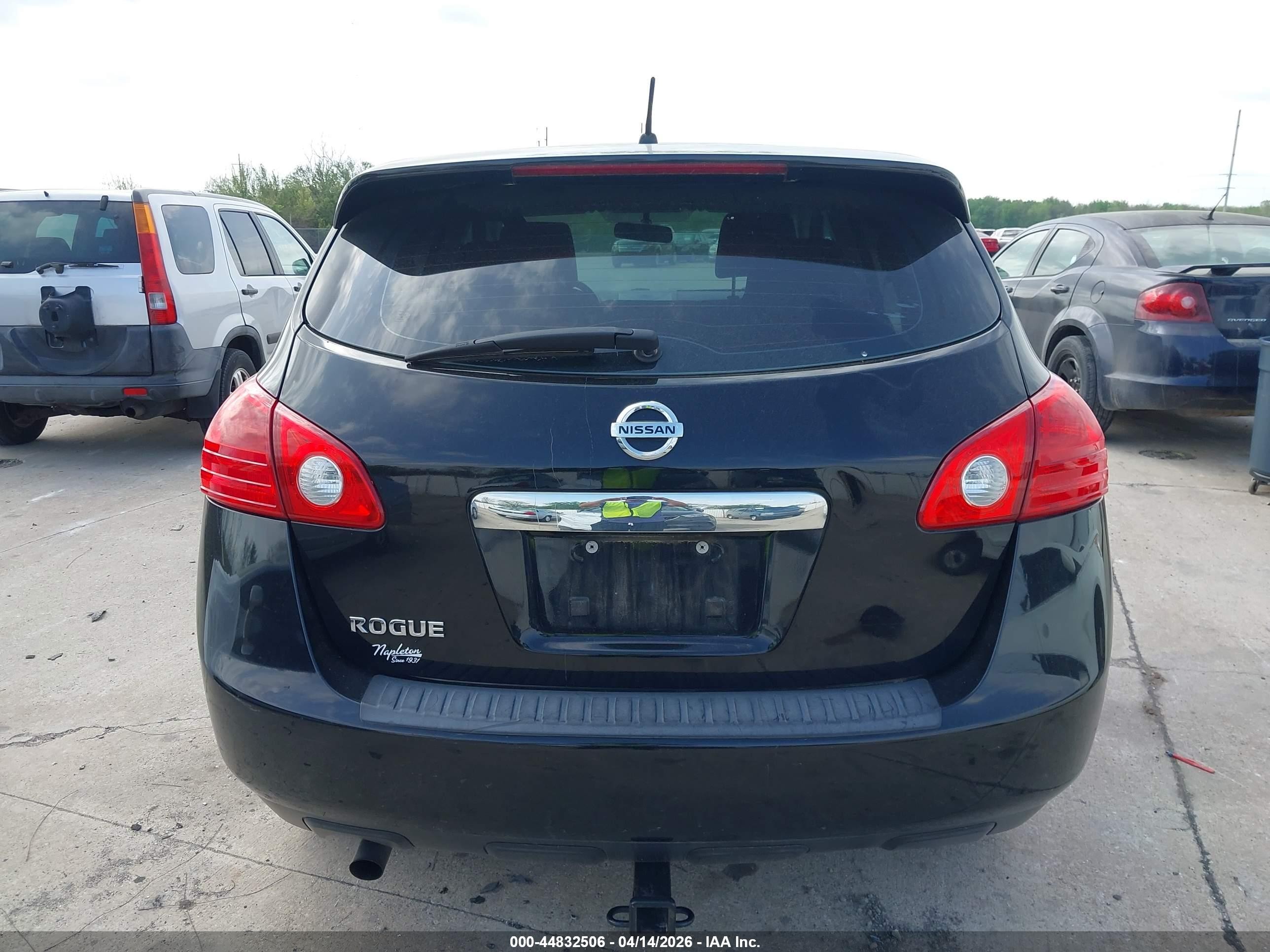 2011 Nissan Rogue S Black vin: JN8AS5MT7BW560800