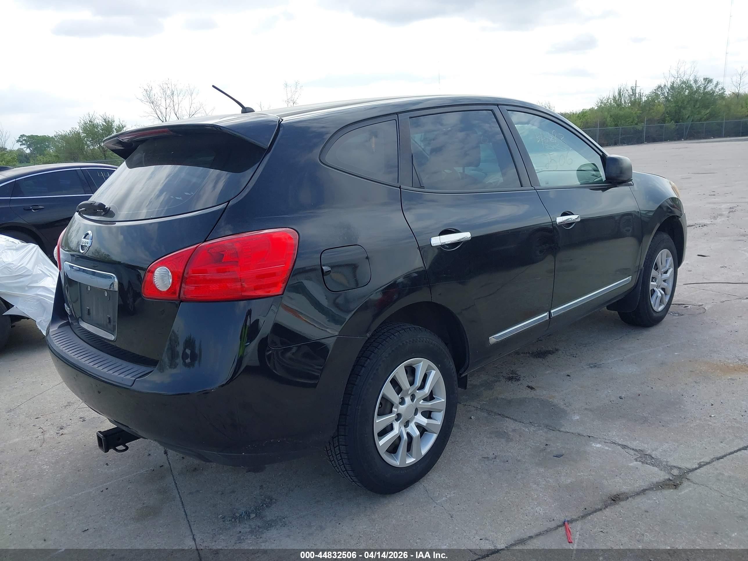 2011 Nissan Rogue S Black vin: JN8AS5MT7BW560800