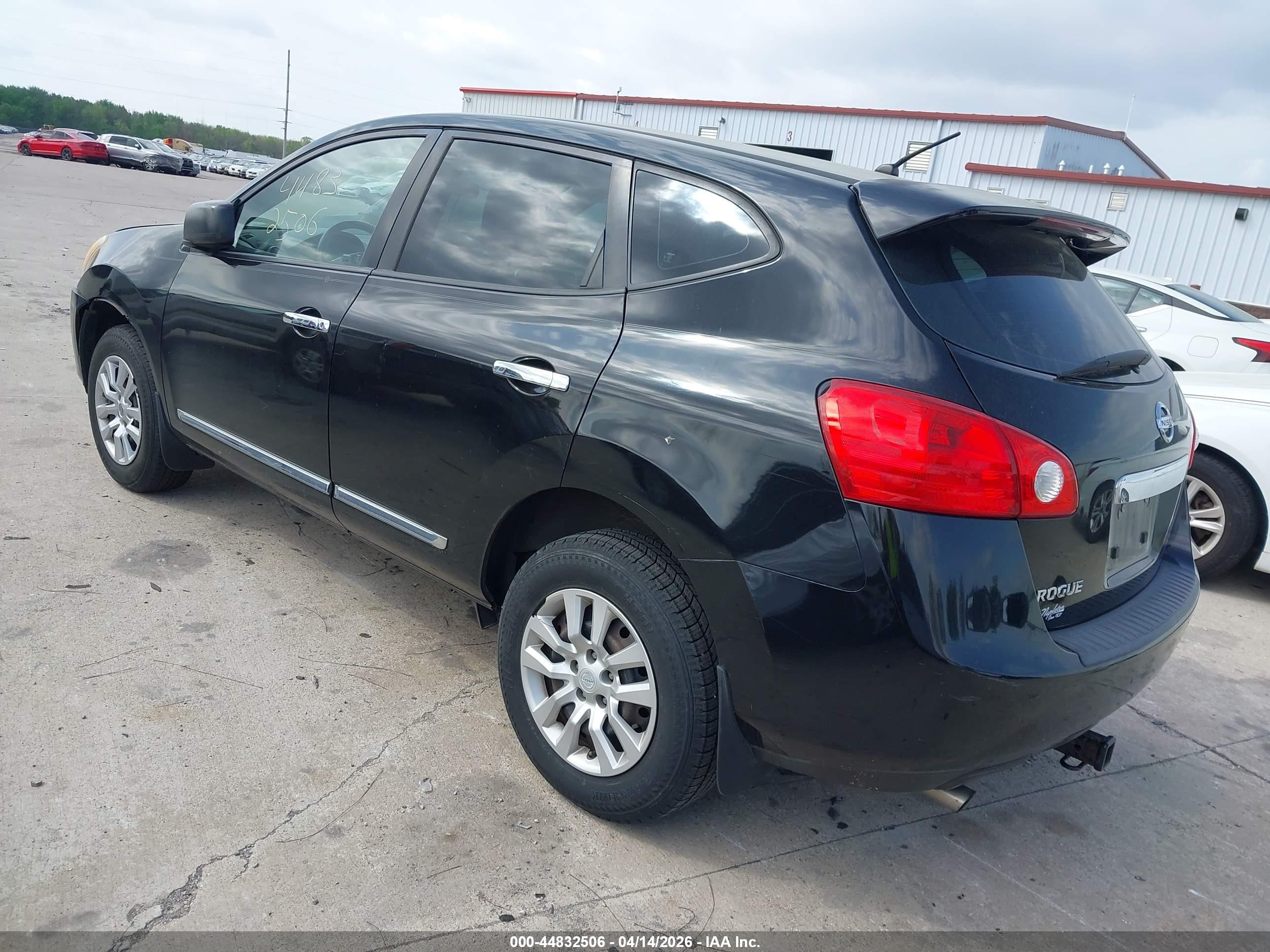 2011 Nissan Rogue S Black vin: JN8AS5MT7BW560800