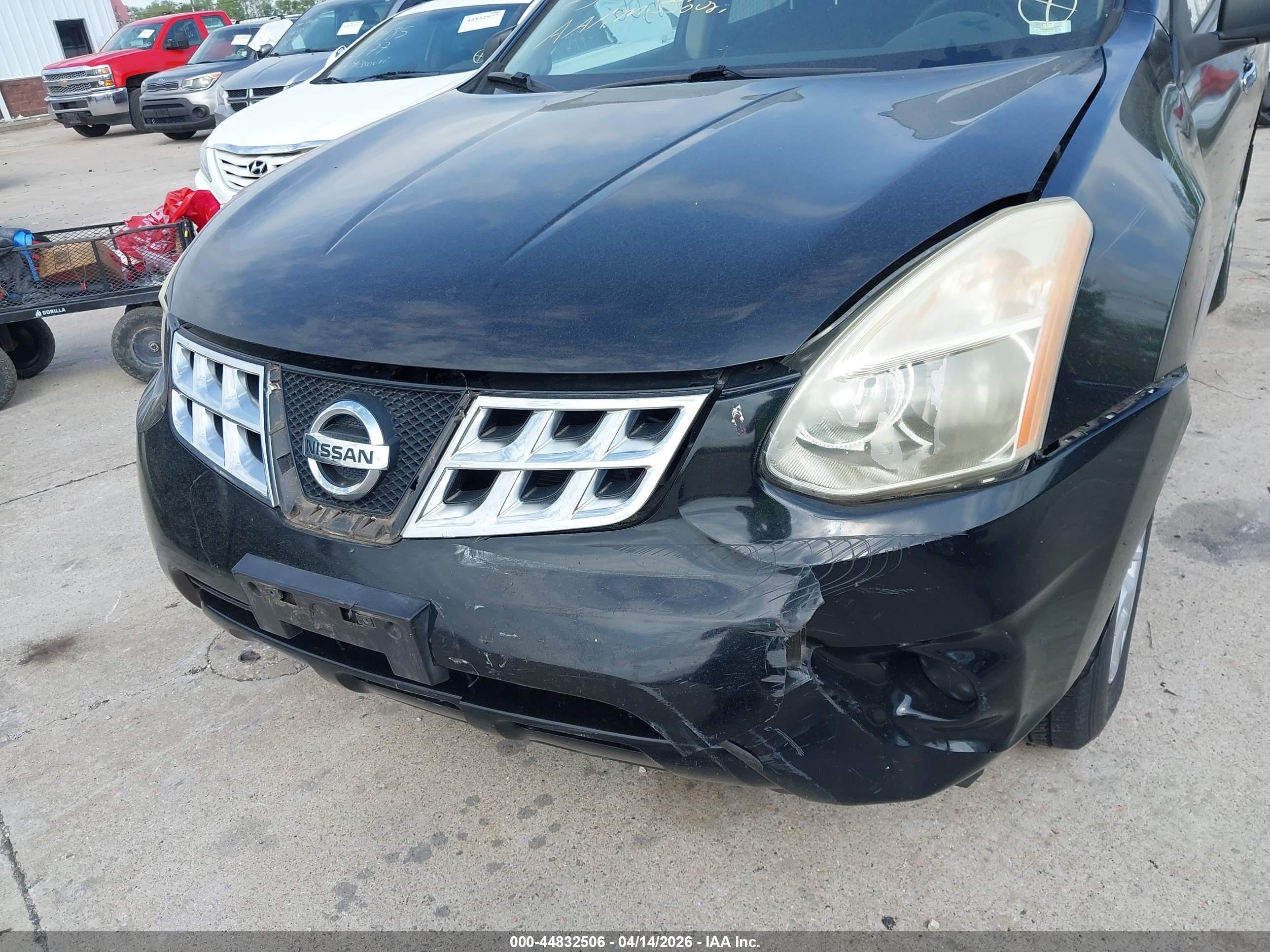 2011 Nissan Rogue S Black vin: JN8AS5MT7BW560800