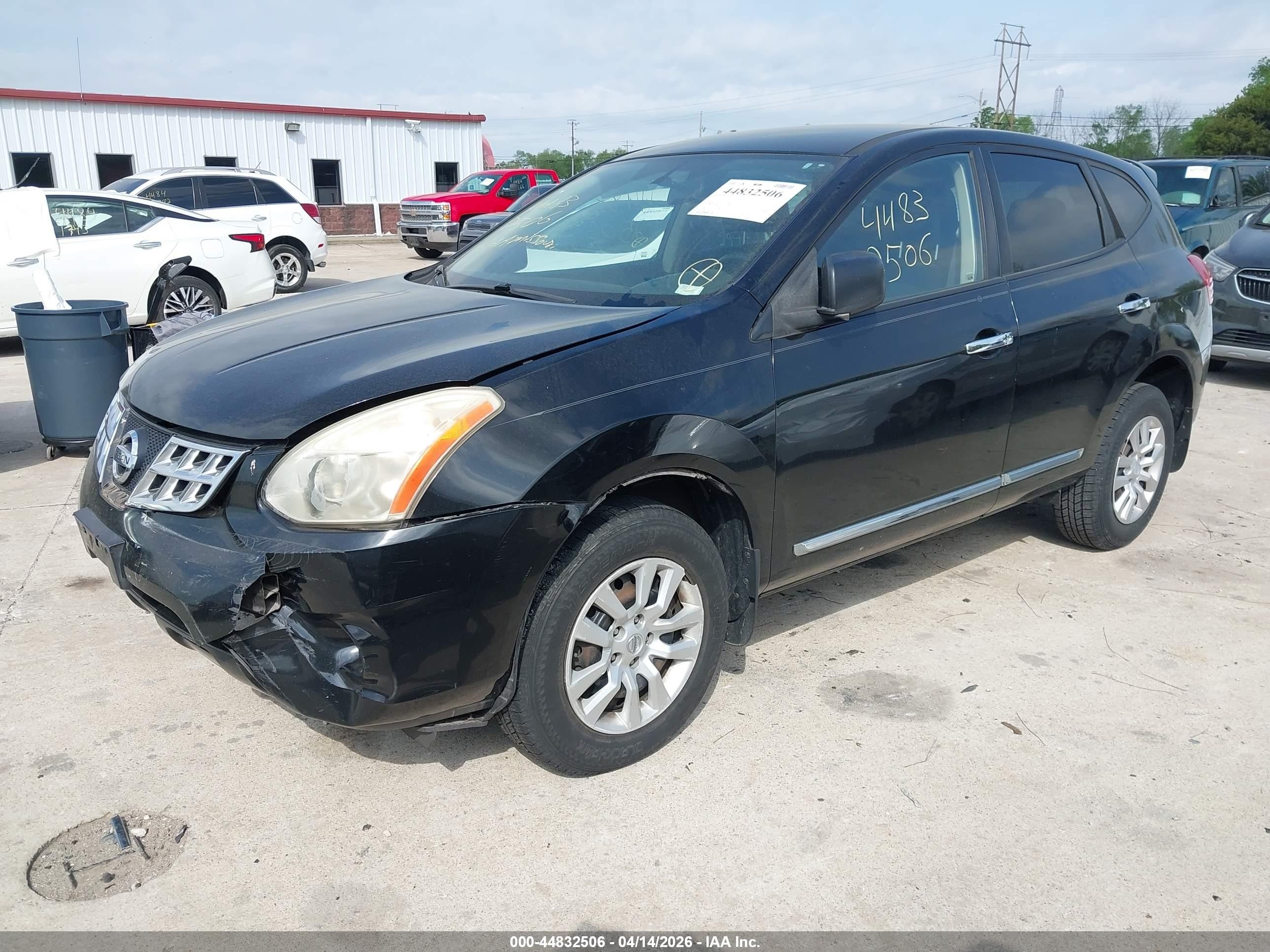 2011 Nissan Rogue S Black vin: JN8AS5MT7BW560800