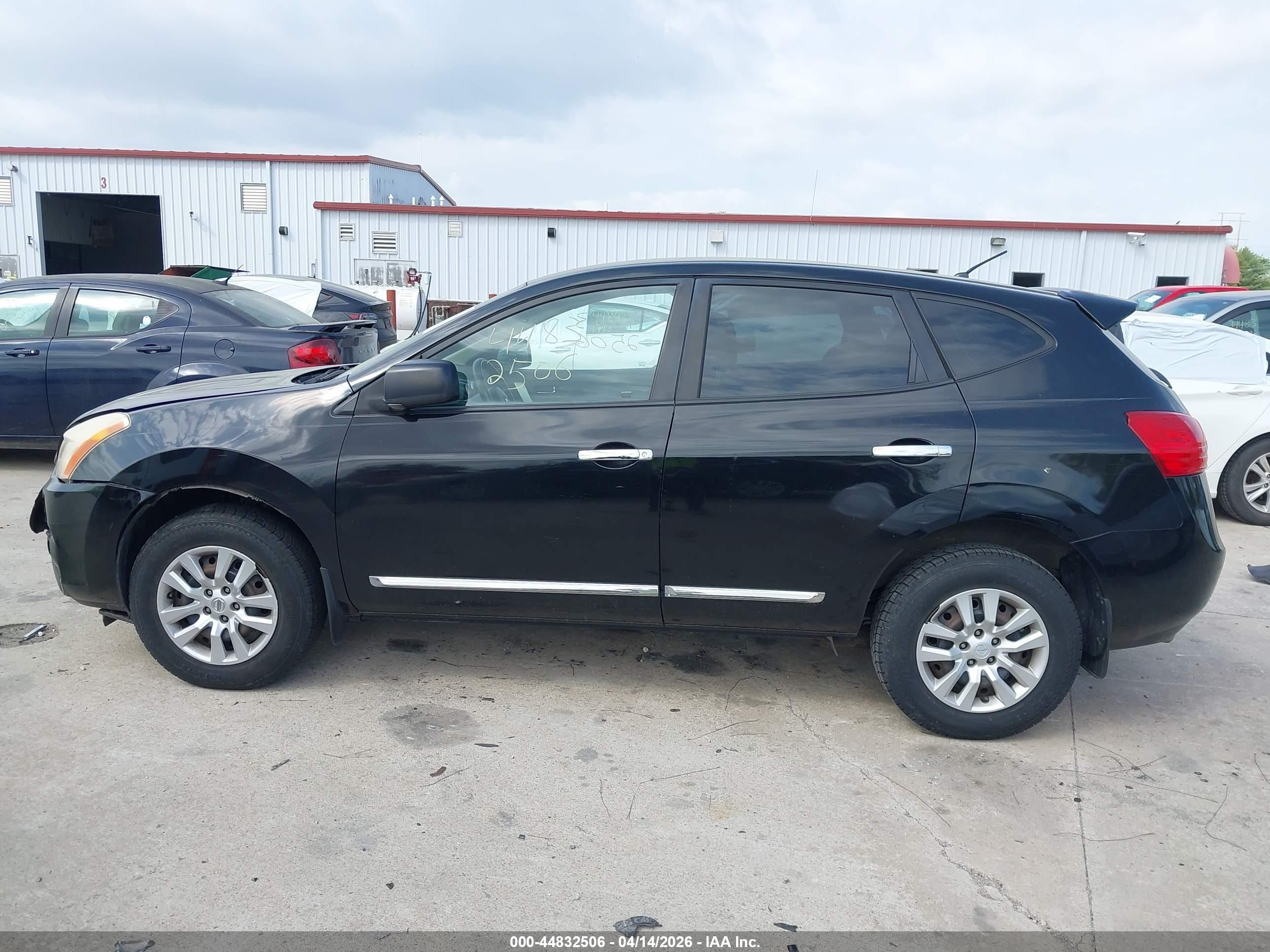 2011 Nissan Rogue S Black vin: JN8AS5MT7BW560800