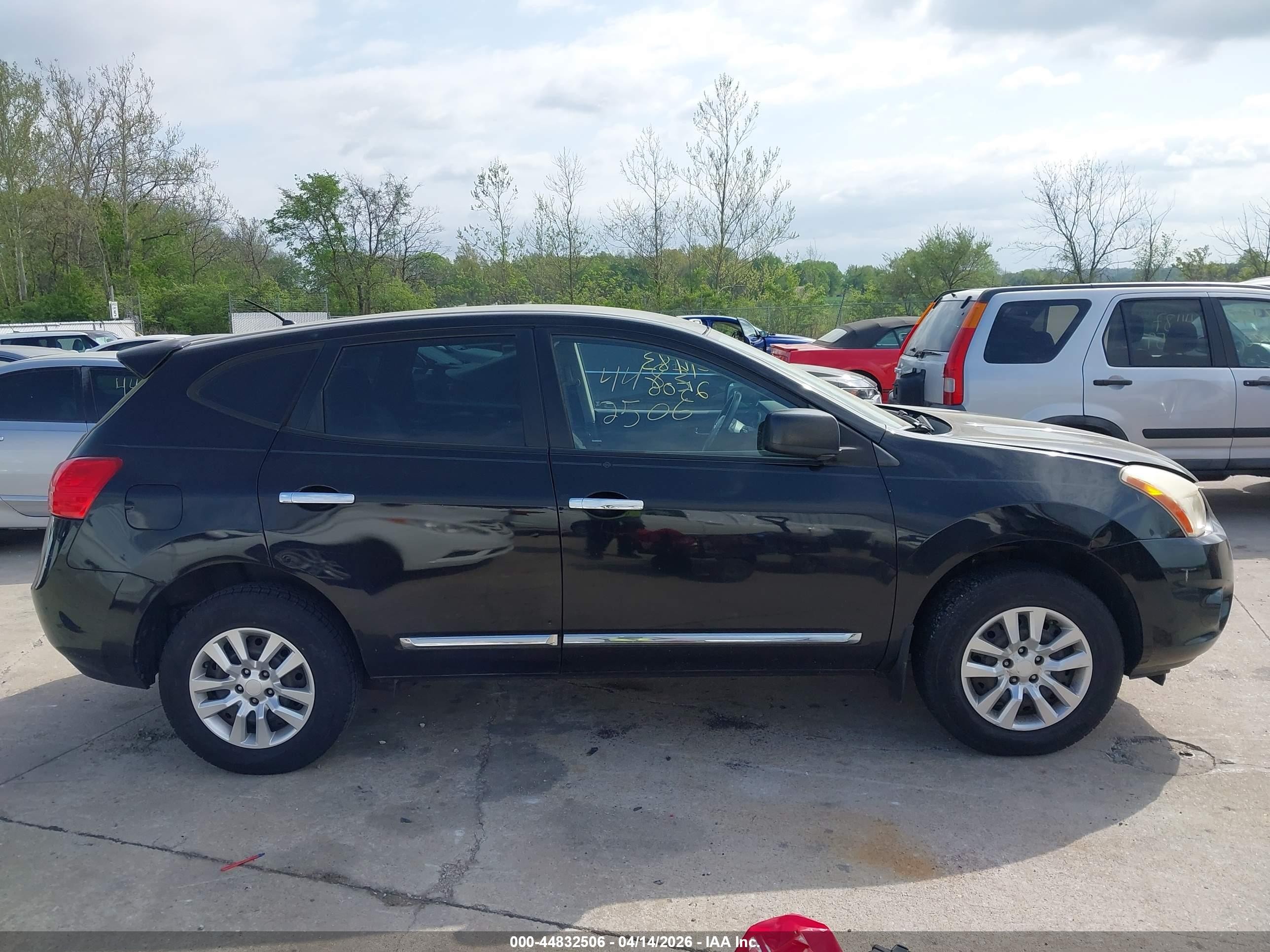 2011 Nissan Rogue S Black vin: JN8AS5MT7BW560800