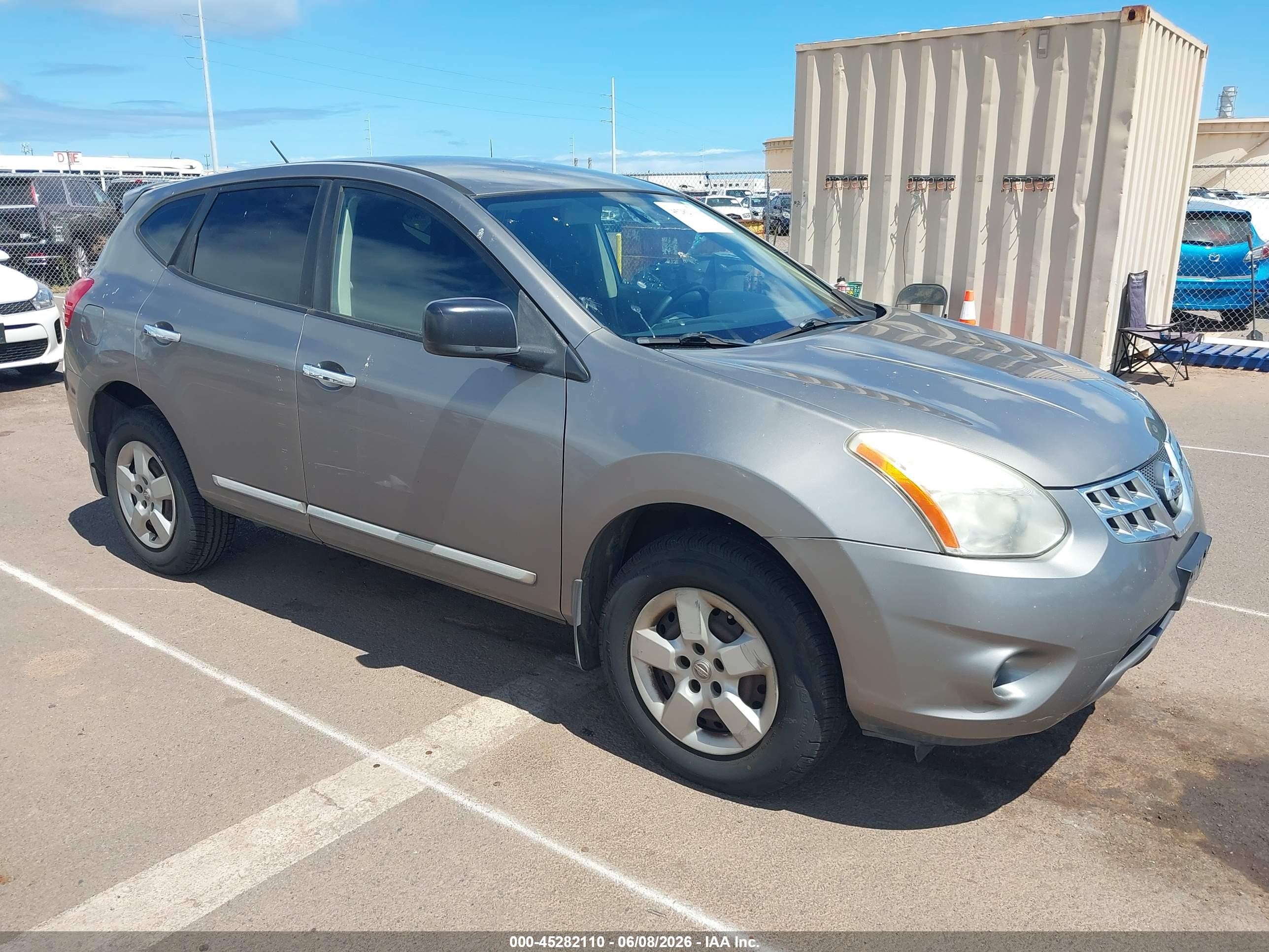 2011 Nissan Rogue S Gray vin: JN8AS5MT7BW565897