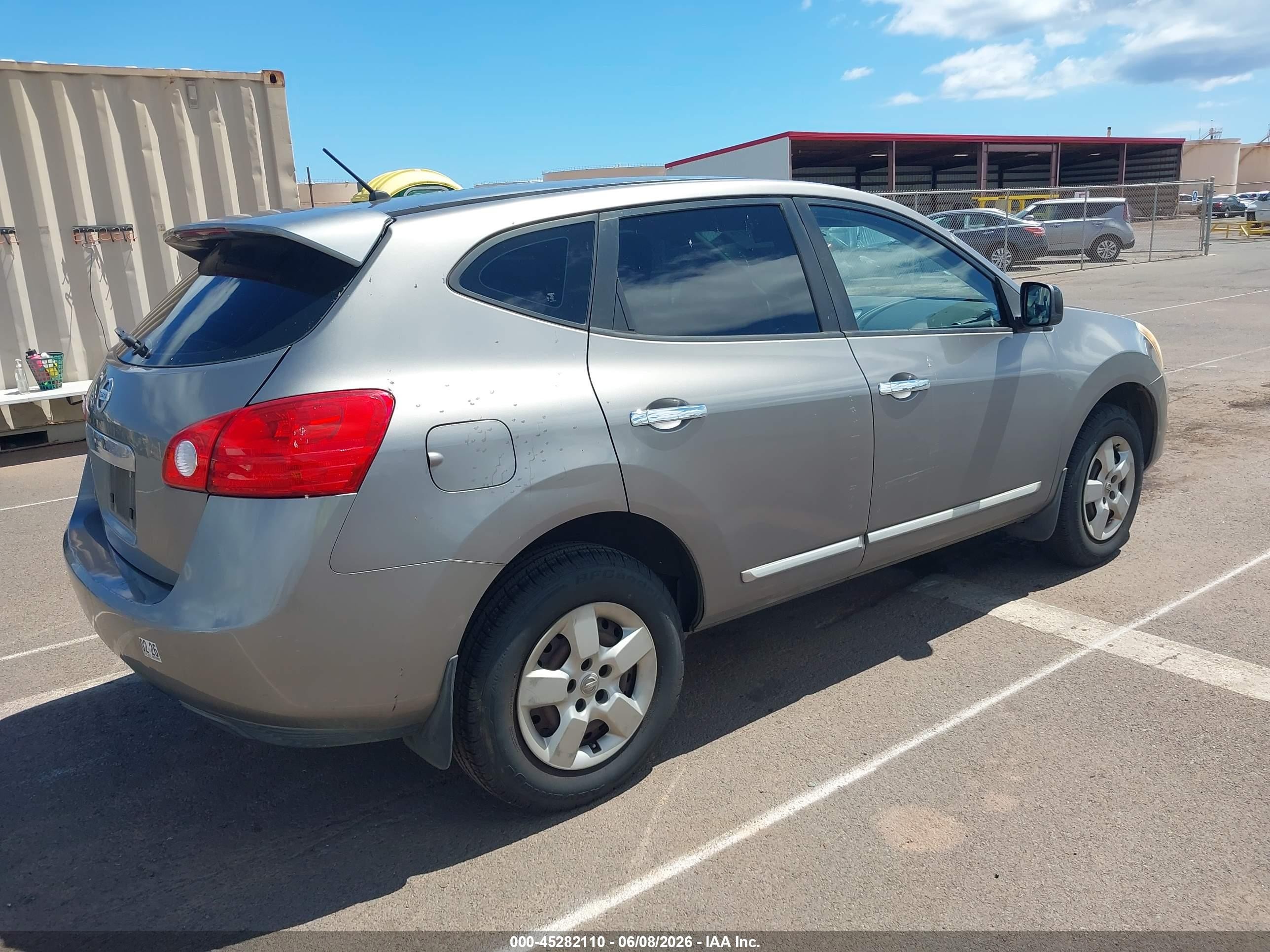 2011 Nissan Rogue S Серый vin: JN8AS5MT7BW565897