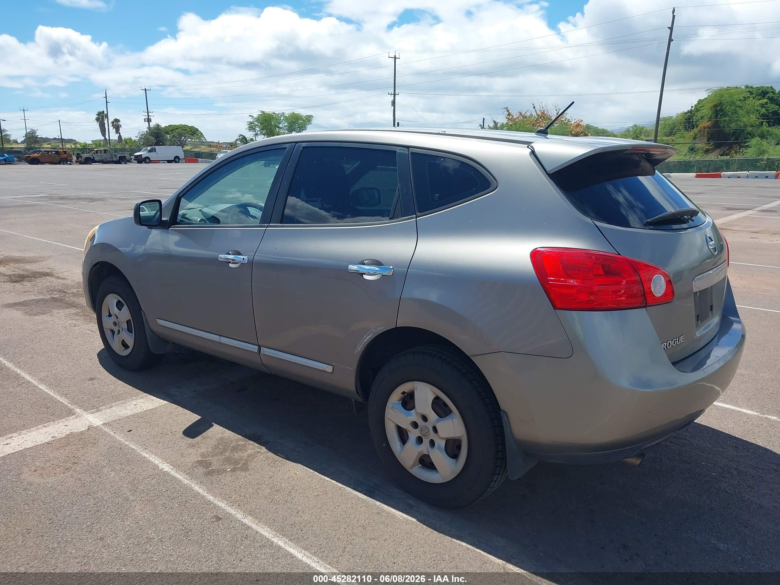 2011 Nissan Rogue S Серый vin: JN8AS5MT7BW565897