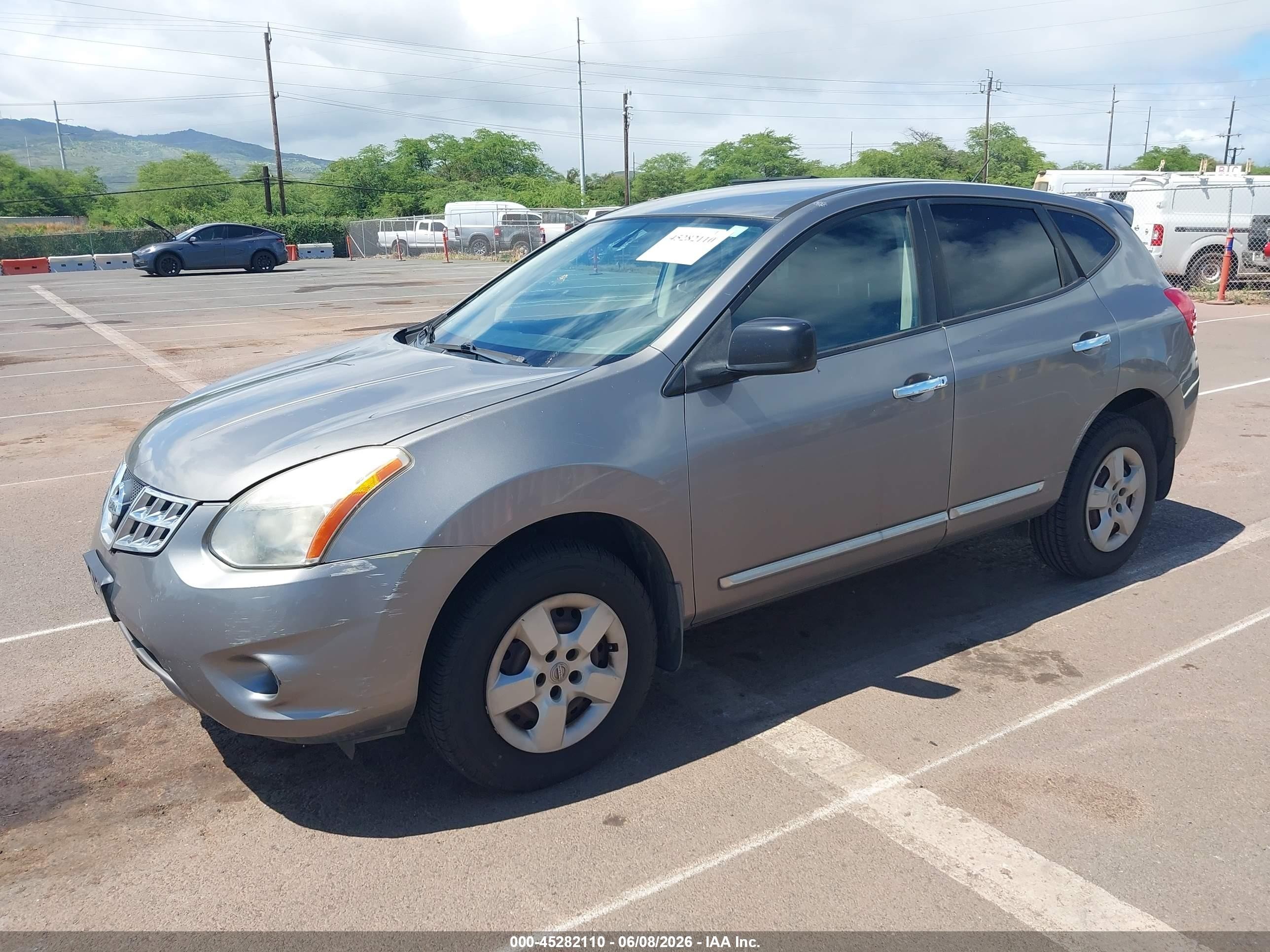 2011 Nissan Rogue S Серый vin: JN8AS5MT7BW565897