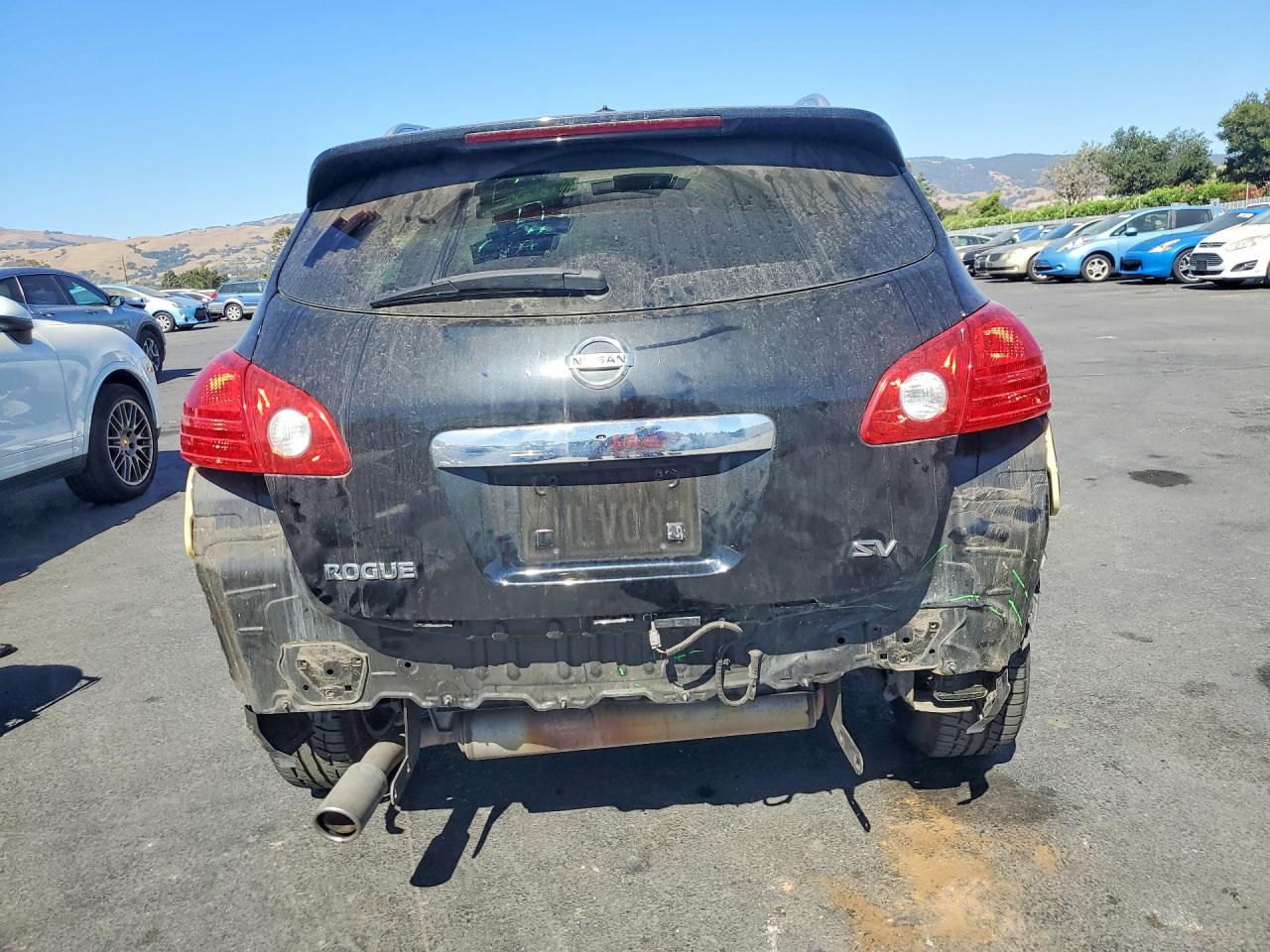 2011 Nissan Rogue S Черный vin: JN8AS5MT7BW573448