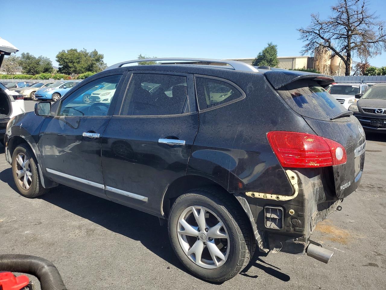 2011 Nissan Rogue S Черный vin: JN8AS5MT7BW573448