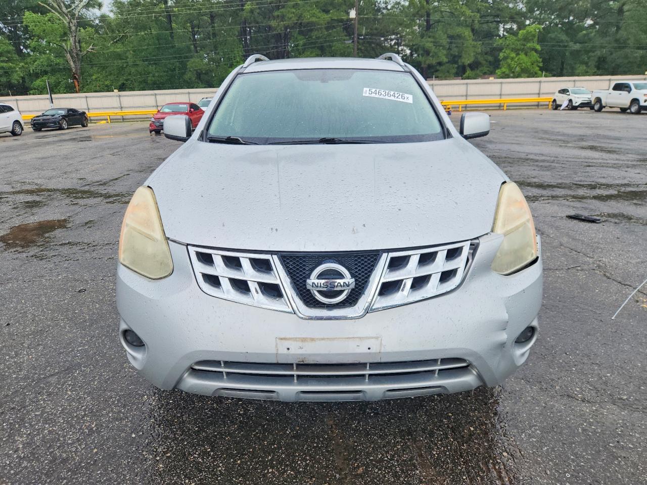 2011 Nissan Rogue S Silver vin: JN8AS5MT7BW574972