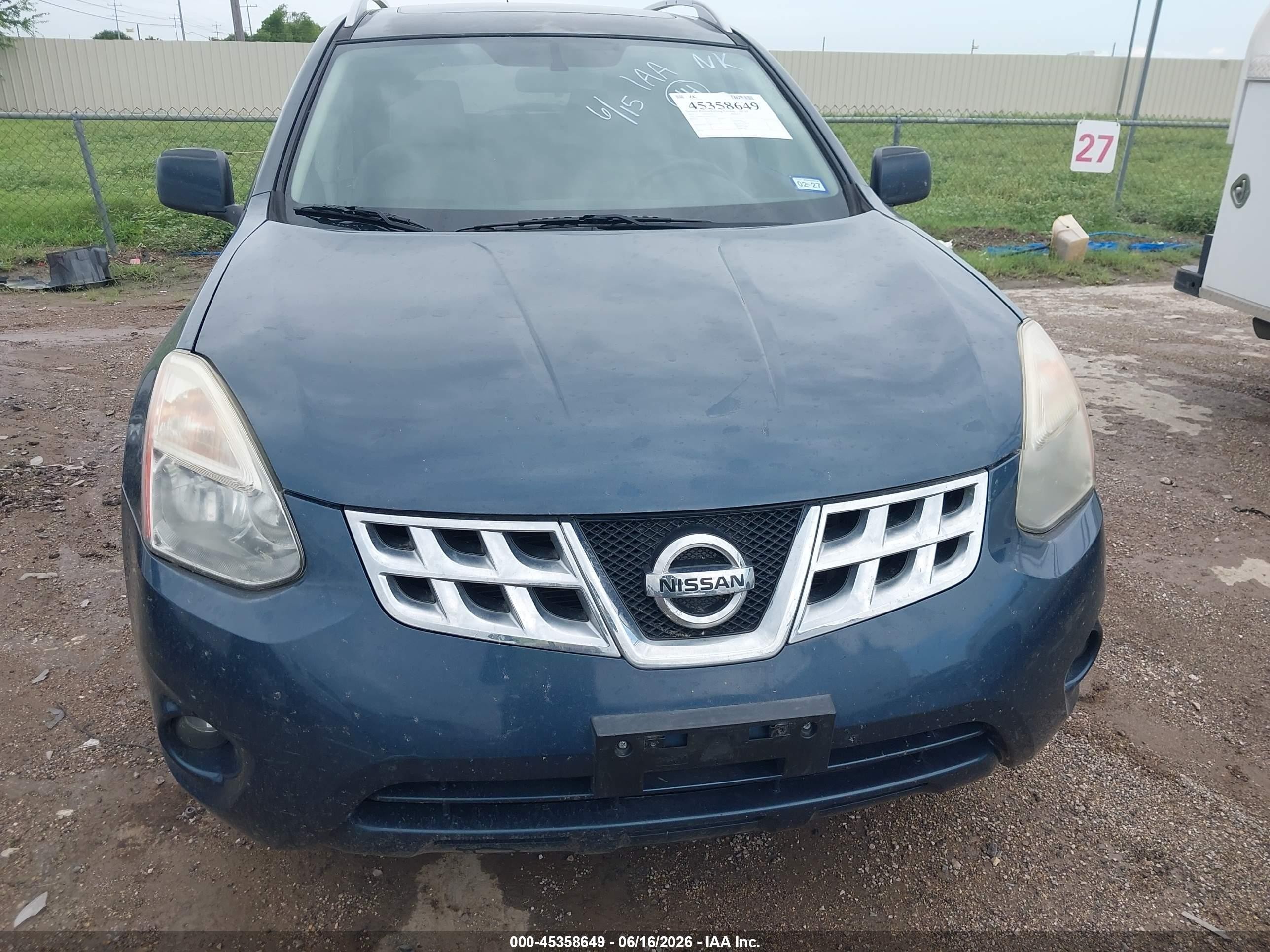 2012 Nissan Rogue Sv Blue vin: JN8AS5MT7CW251572