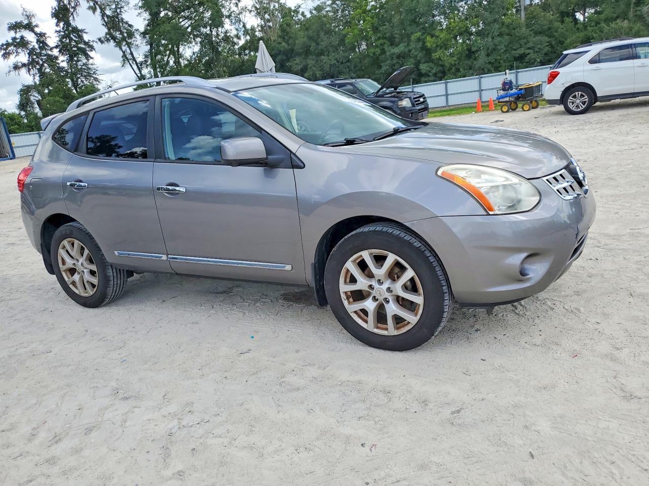 2012 Nissan Rogue S Gray vin: JN8AS5MT7CW262913