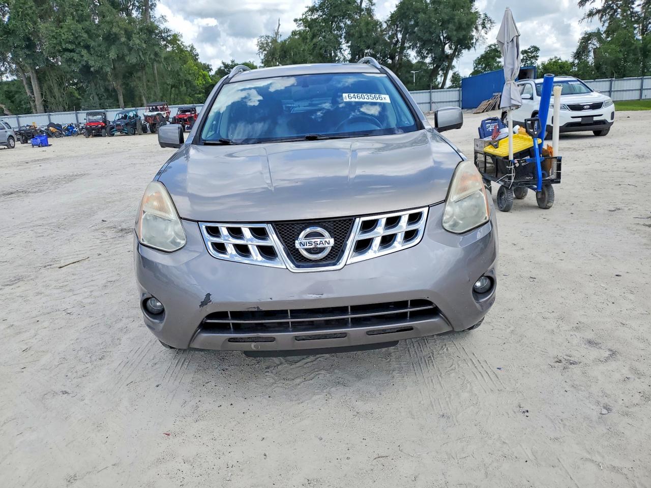 2012 Nissan Rogue S Gray vin: JN8AS5MT7CW262913