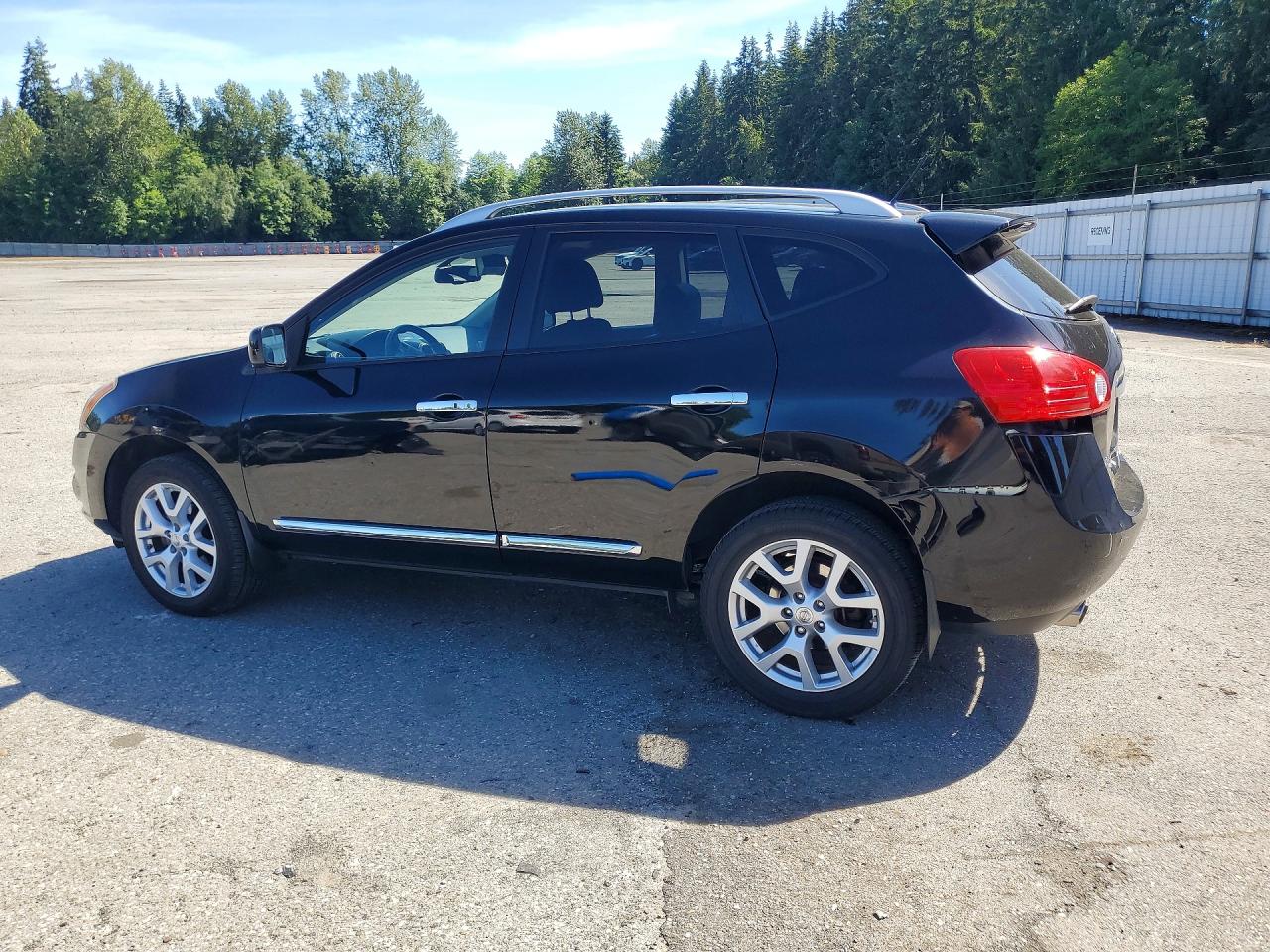 2012 Nissan Rogue S Black vin: JN8AS5MT7CW266427