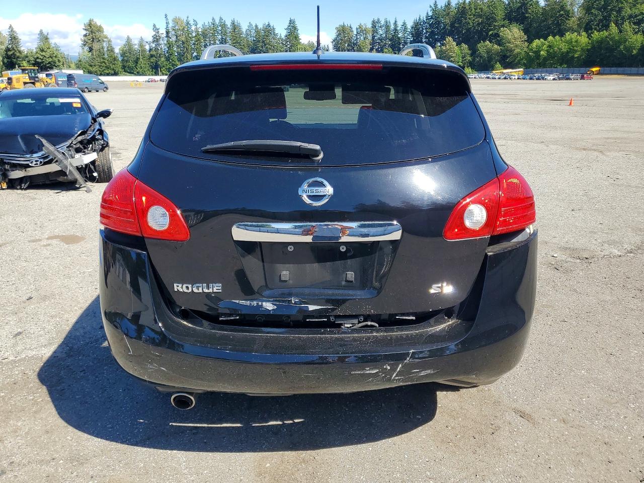2012 Nissan Rogue S Black vin: JN8AS5MT7CW266427