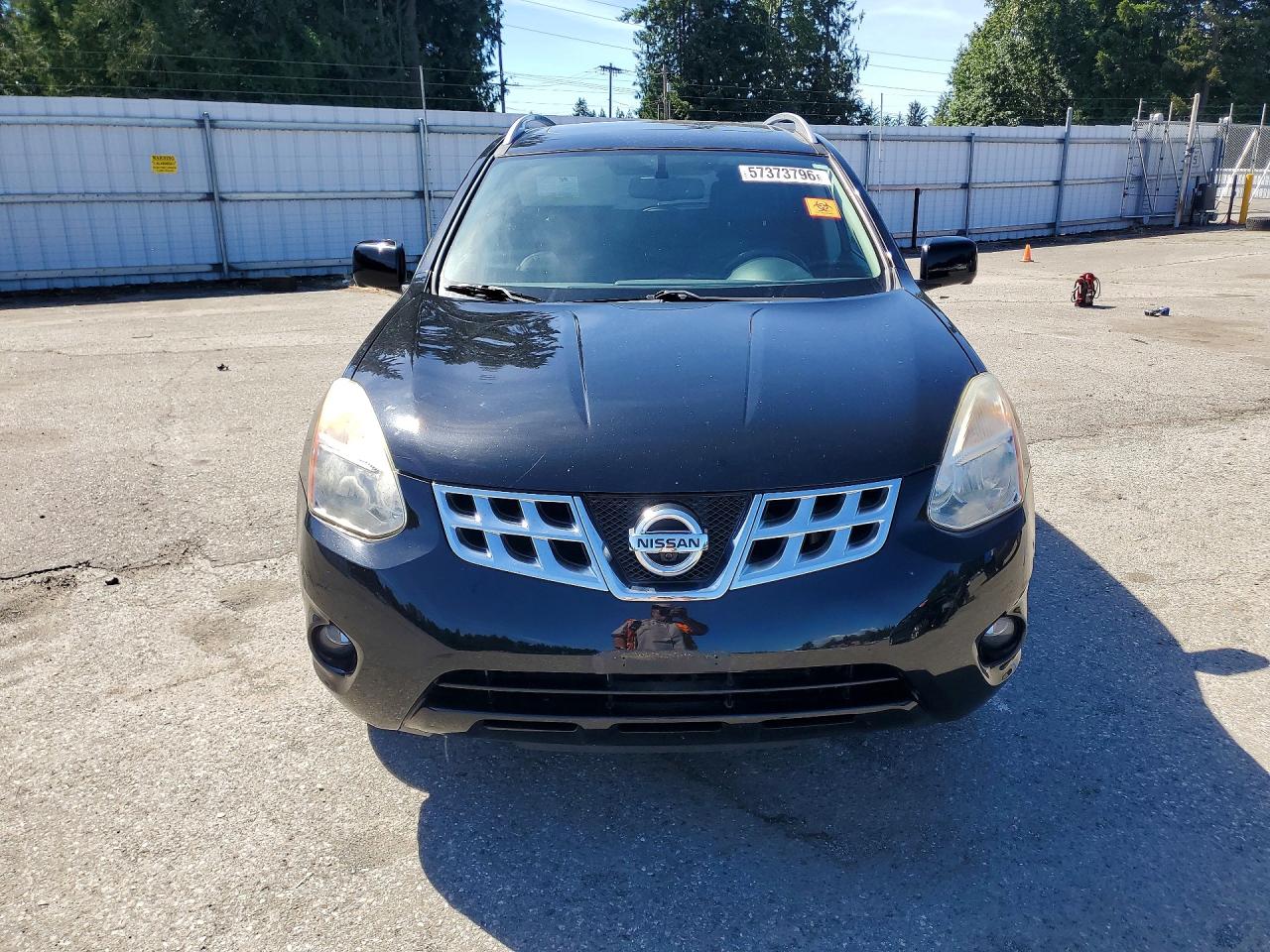 2012 Nissan Rogue S Black vin: JN8AS5MT7CW266427