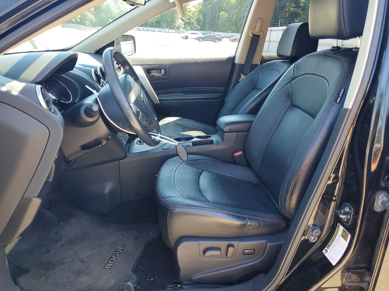 2012 Nissan Rogue S Black vin: JN8AS5MT7CW266427