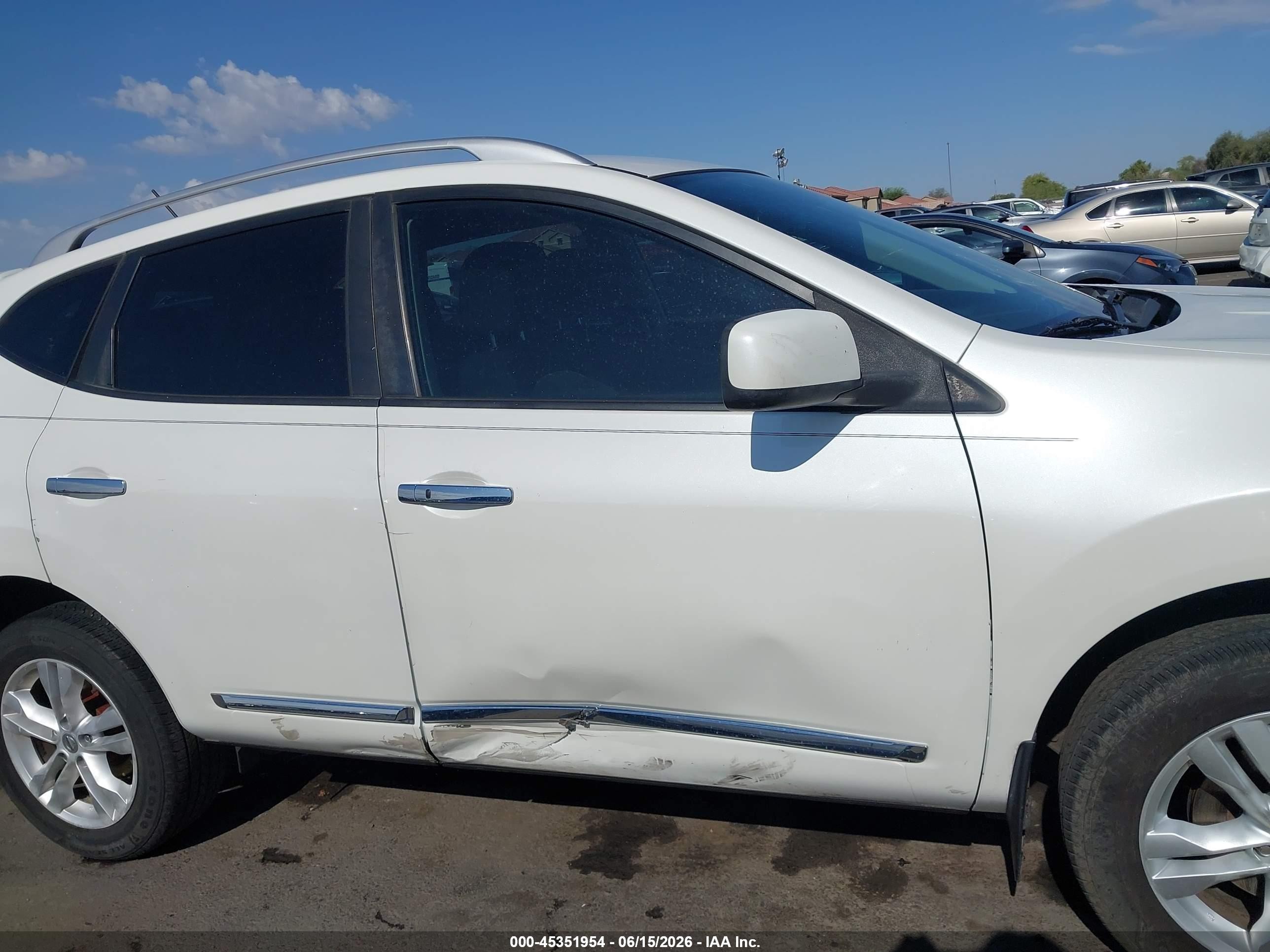 2012 Nissan Rogue Sv White vin: JN8AS5MT7CW267514