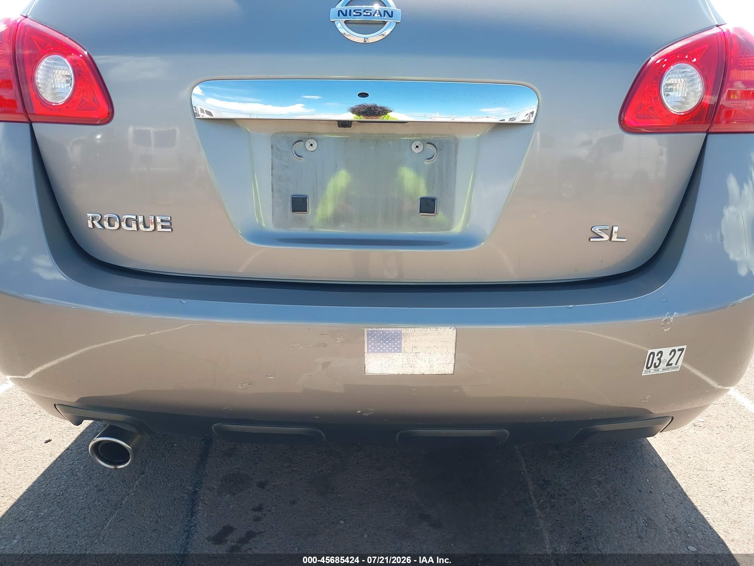 2012 Nissan Rogue Sv W/sl Pkg Gray vin: JN8AS5MT7CW282823