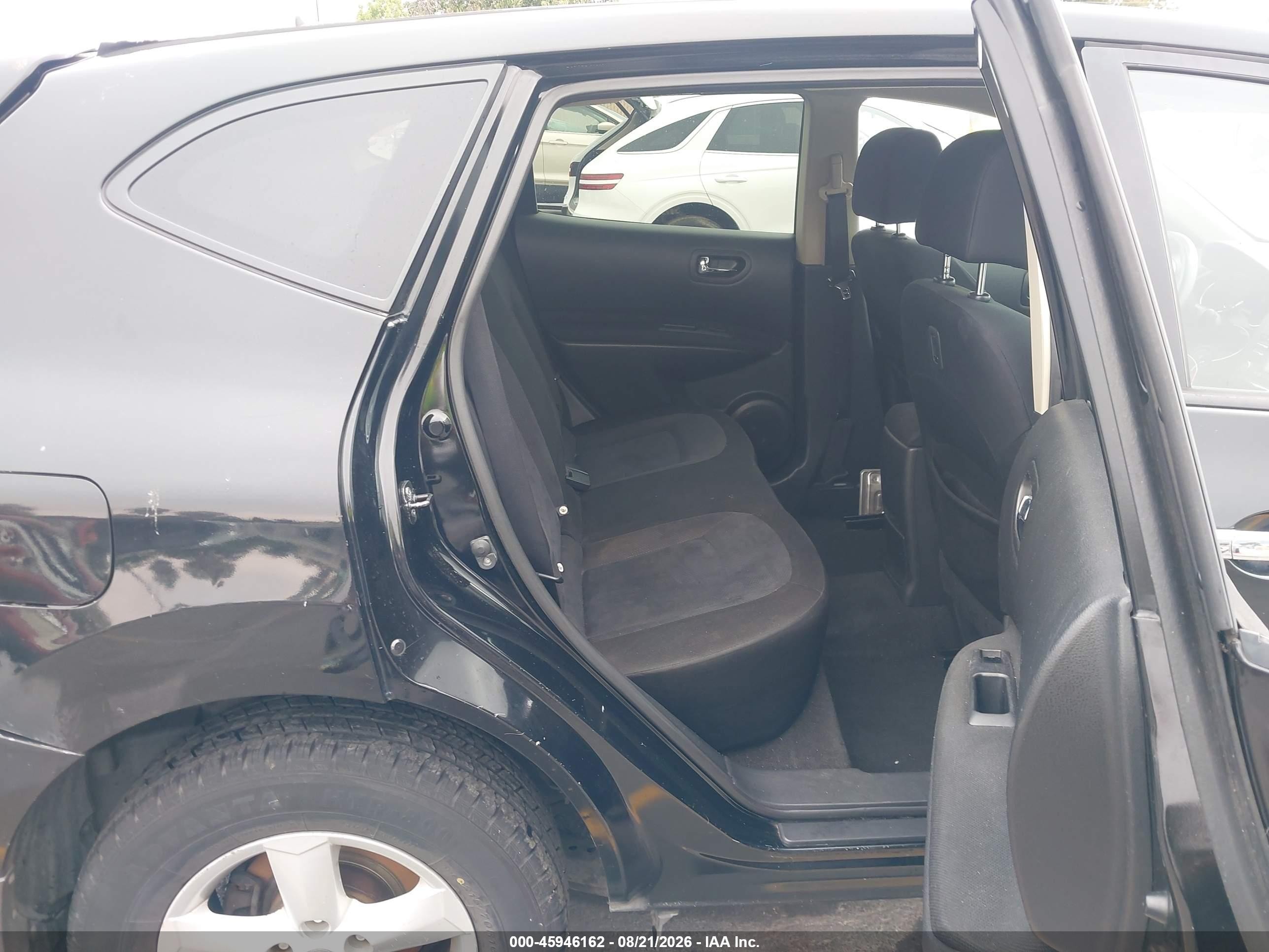 2012 Nissan Rogue S/sv Black vin: JN8AS5MT7CW288296