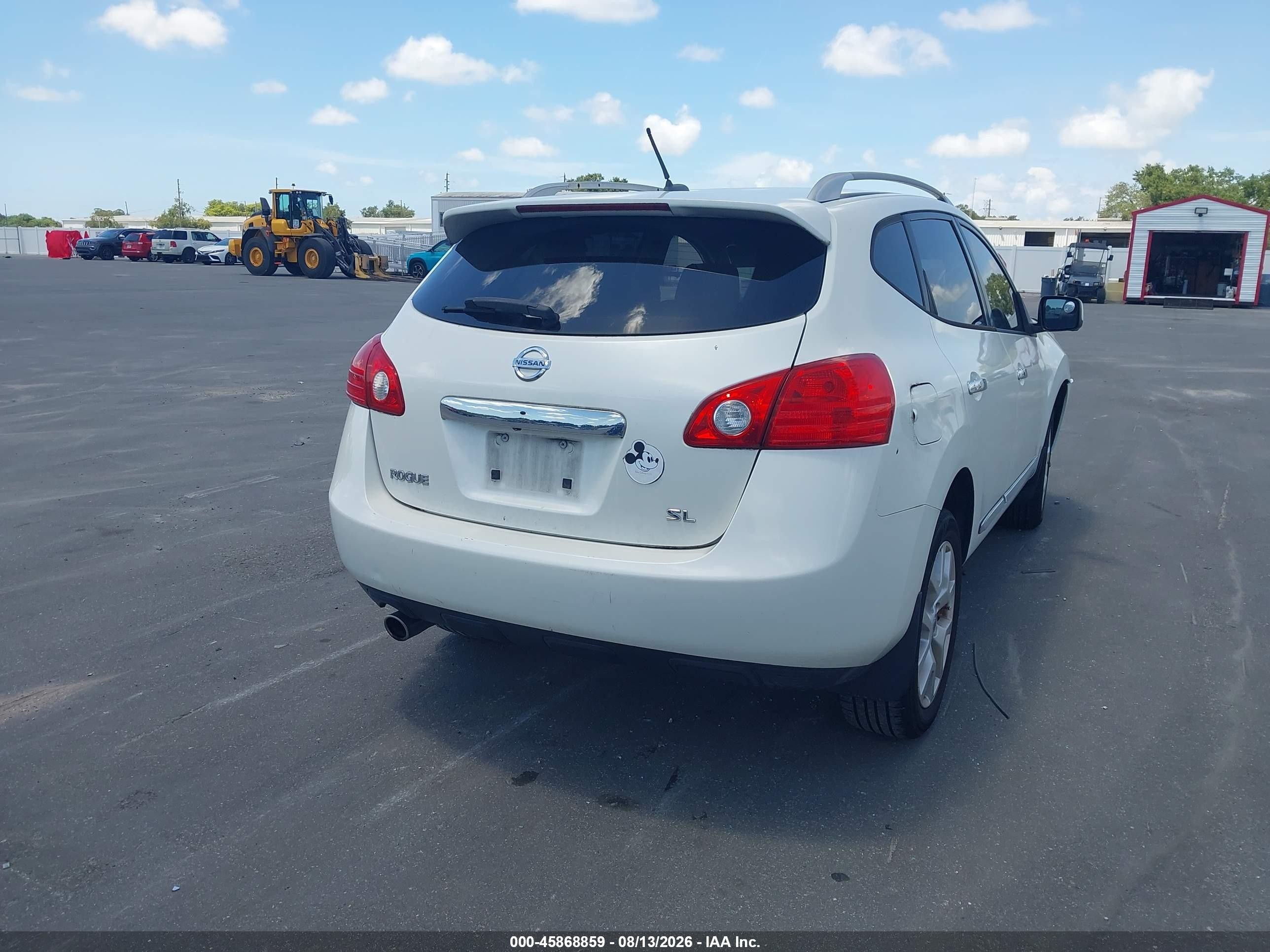2012 Nissan Rogue Sv W/sl Pkg White vin: JN8AS5MT7CW299895
