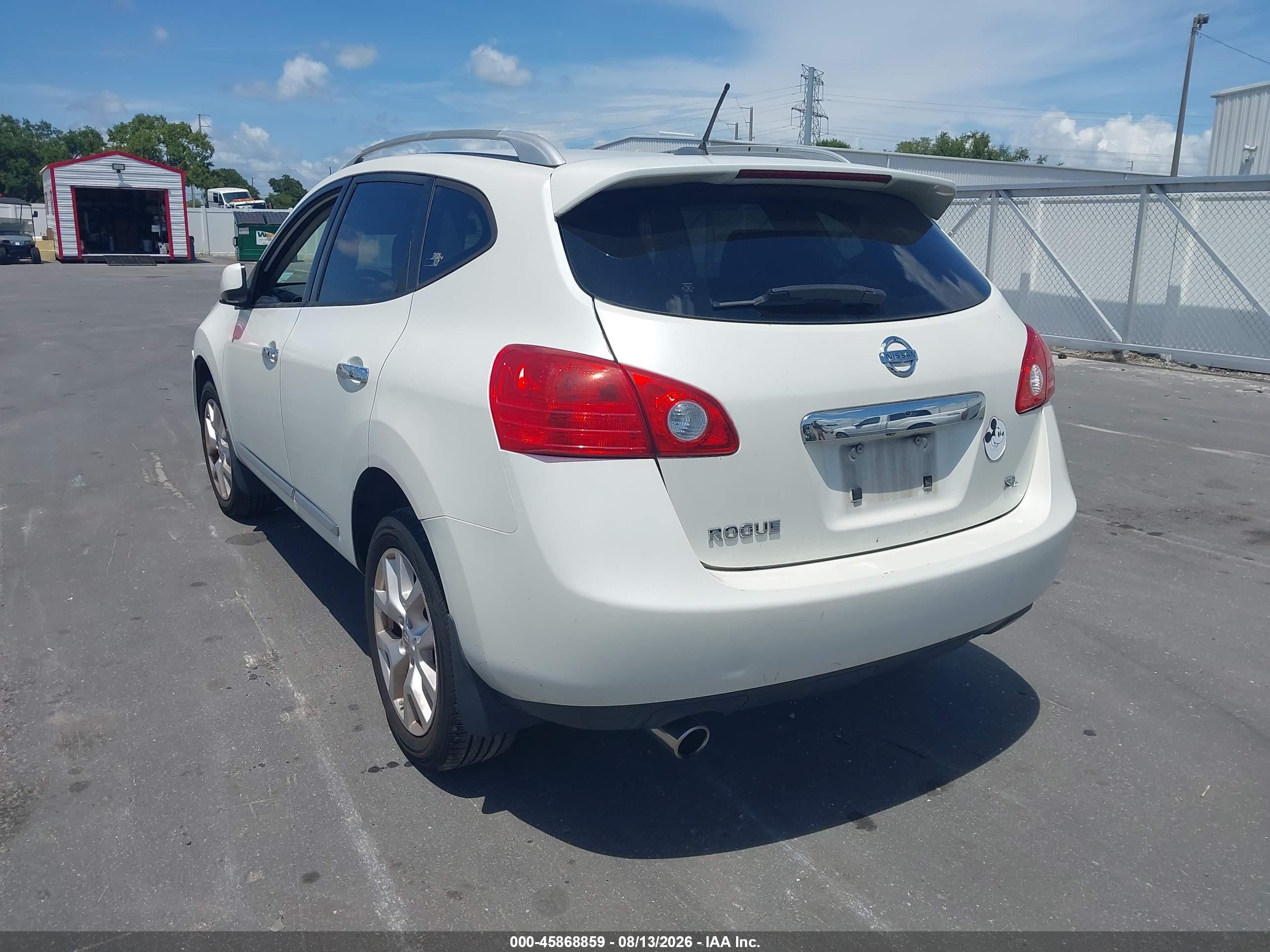 2012 Nissan Rogue Sv W/sl Pkg White vin: JN8AS5MT7CW299895