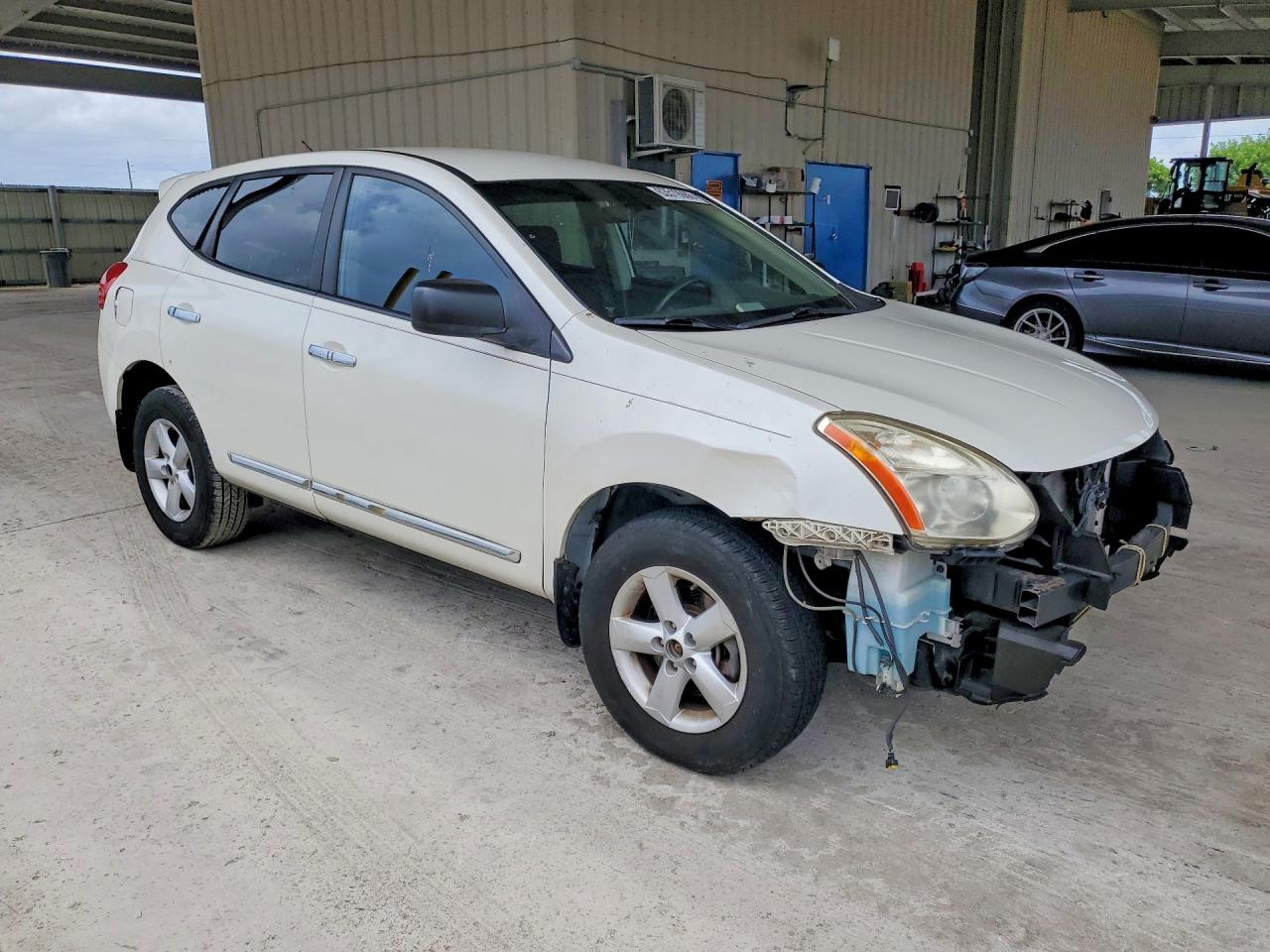 2012 Nissan Rogue S White vin: JN8AS5MT7CW300348