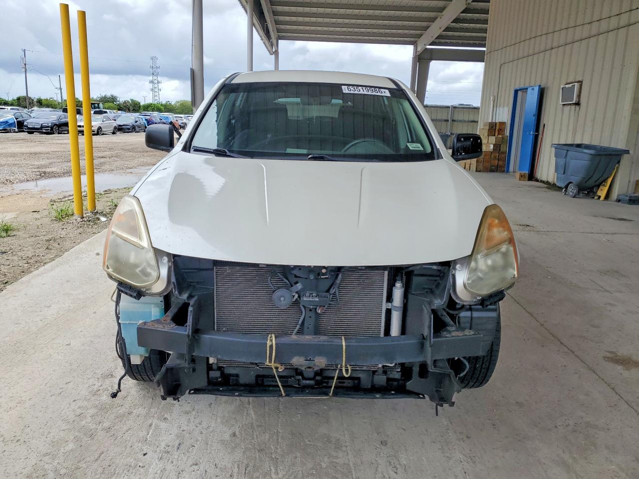 2012 Nissan Rogue S White vin: JN8AS5MT7CW300348
